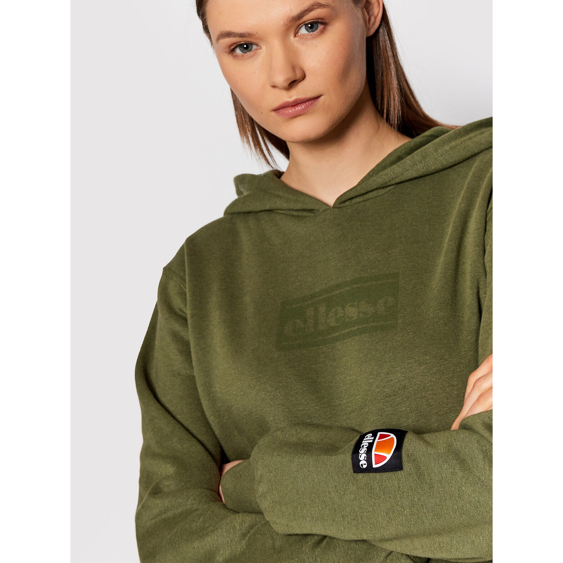 Ellesse Bluză Carli SGK12180 Verde Regular Fit - Pled.ro