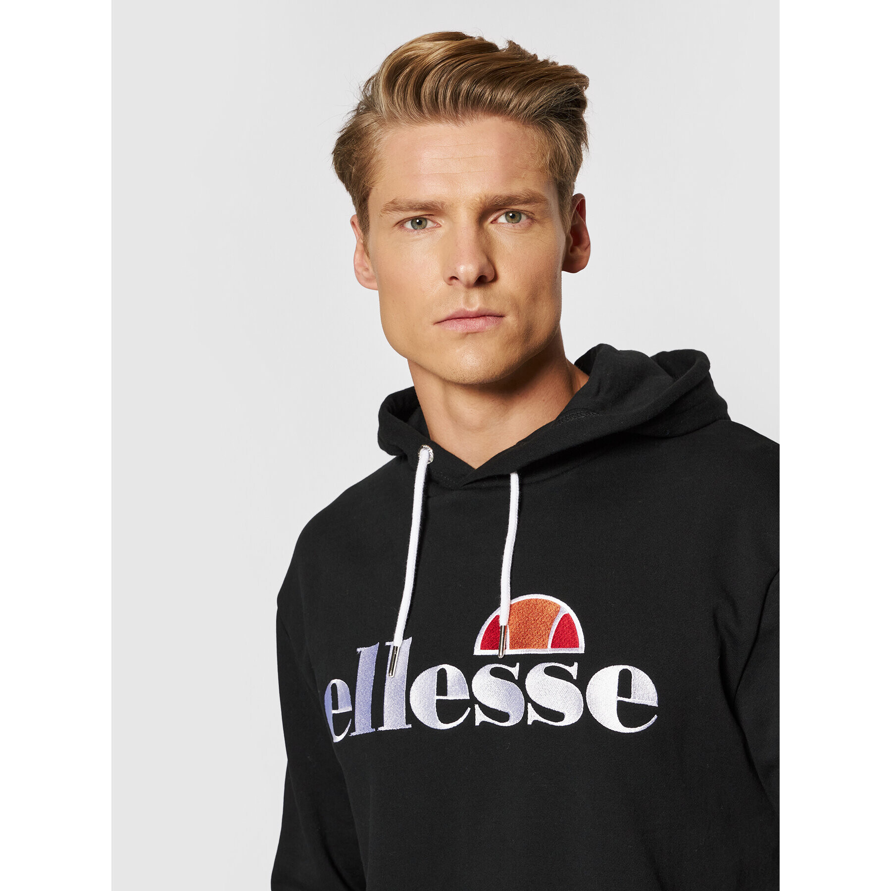 Ellesse Bluză Ferrer SHK13288 Negru Regular Fit - Pled.ro