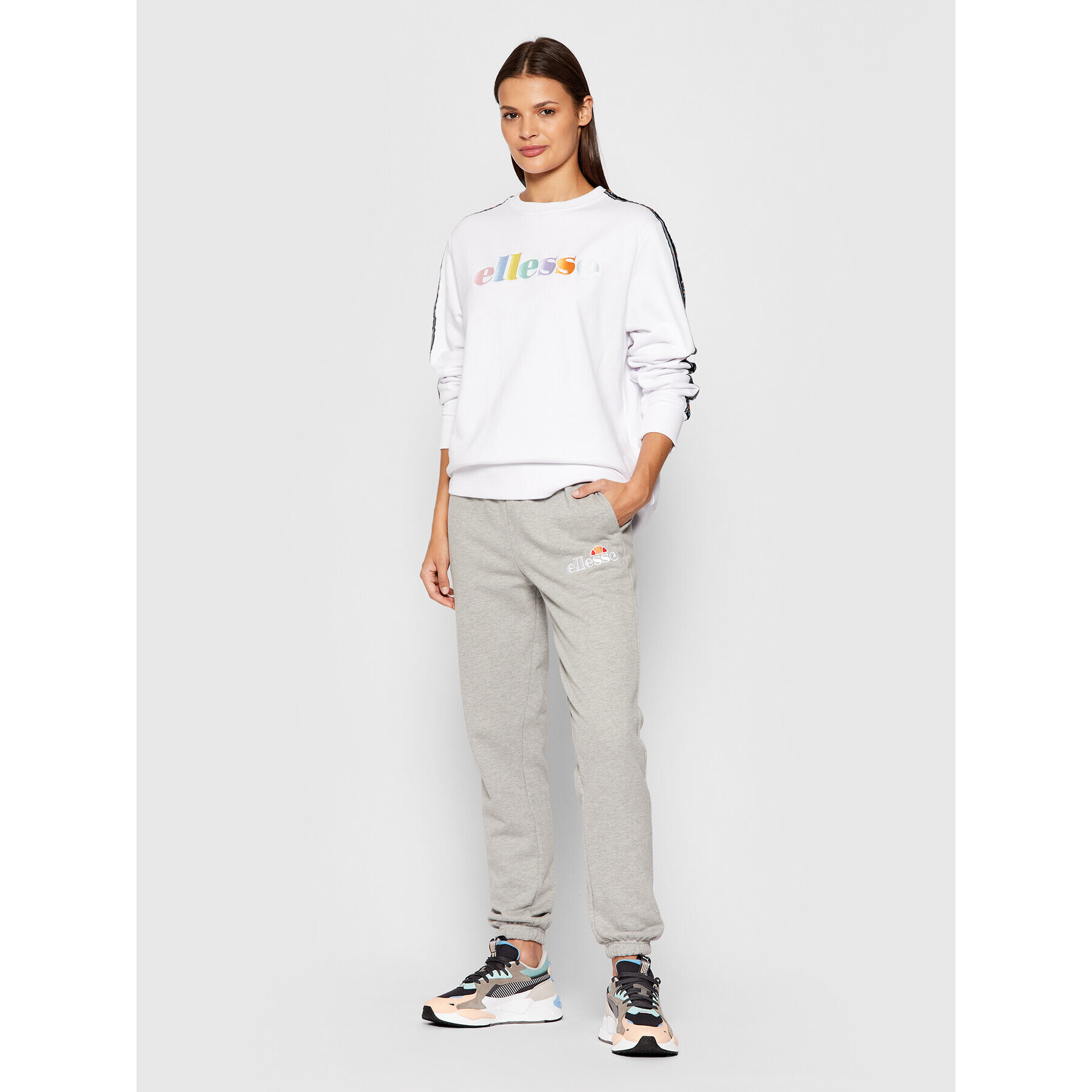 Ellesse Bluză Ginny SGK07270 Alb Regular Fit - Pled.ro