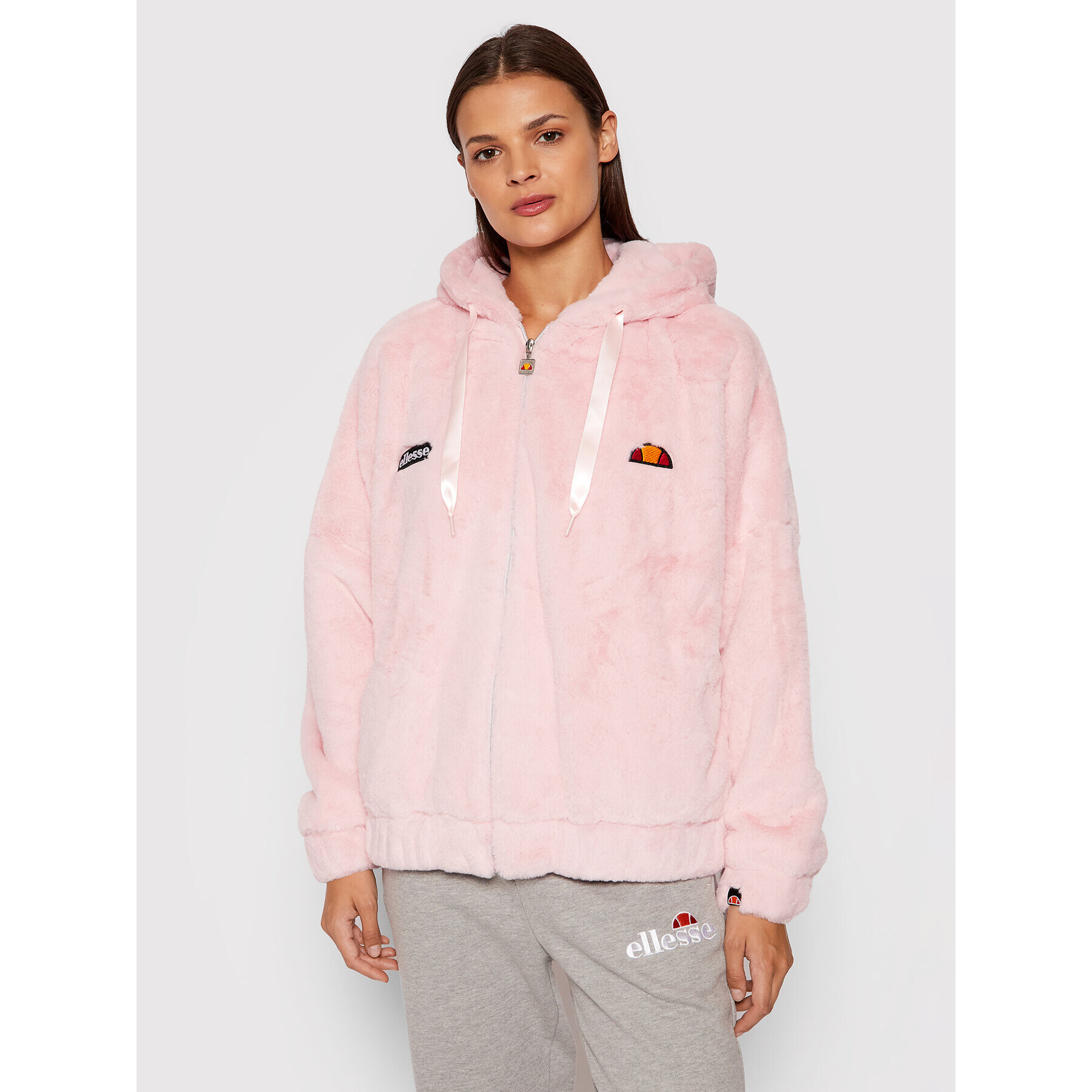 Ellesse Bluză Giowanna SGK03783 Roz Oversize - Pled.ro