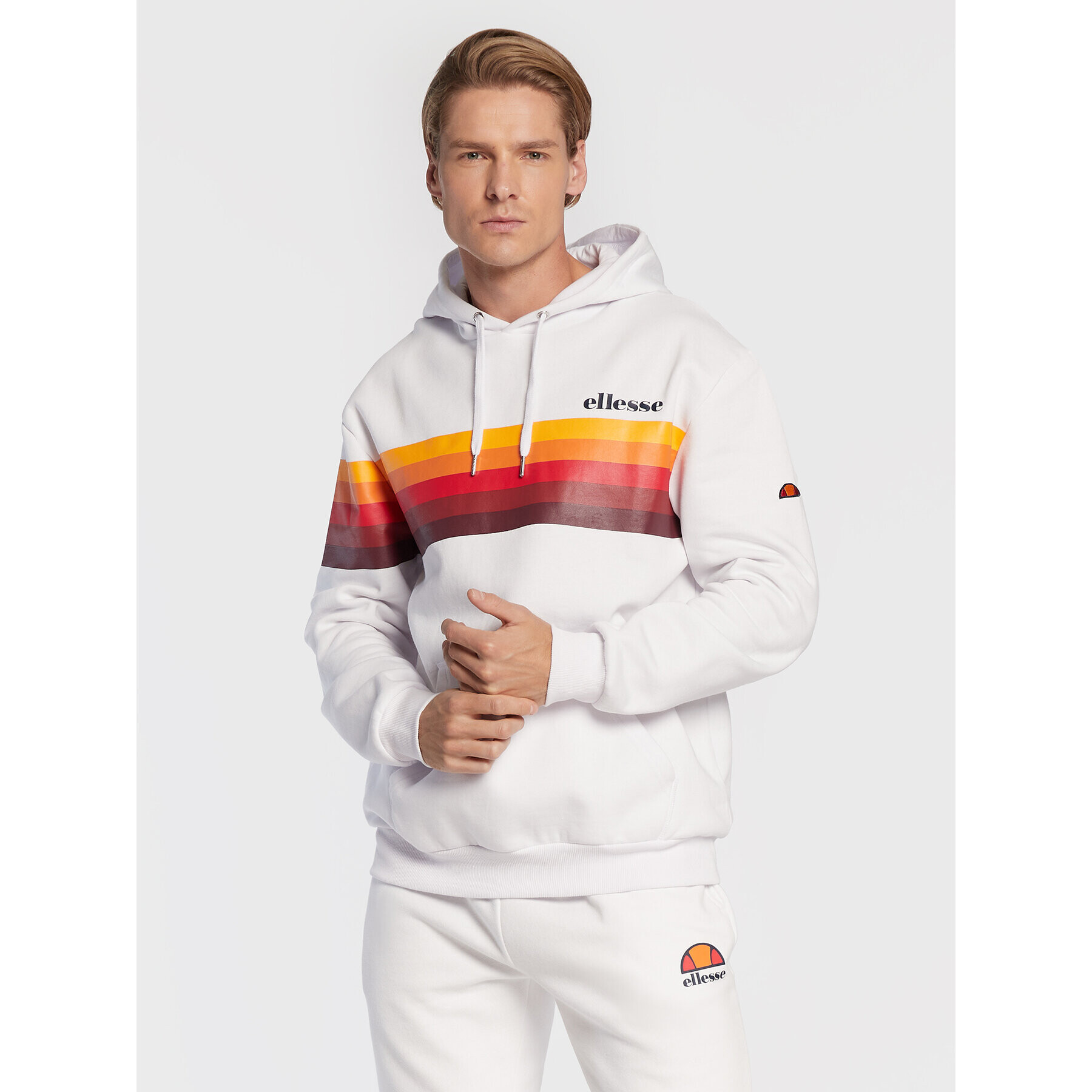 Ellesse Bluză Gruss SHP16215 Alb Regular Fit - Pled.ro