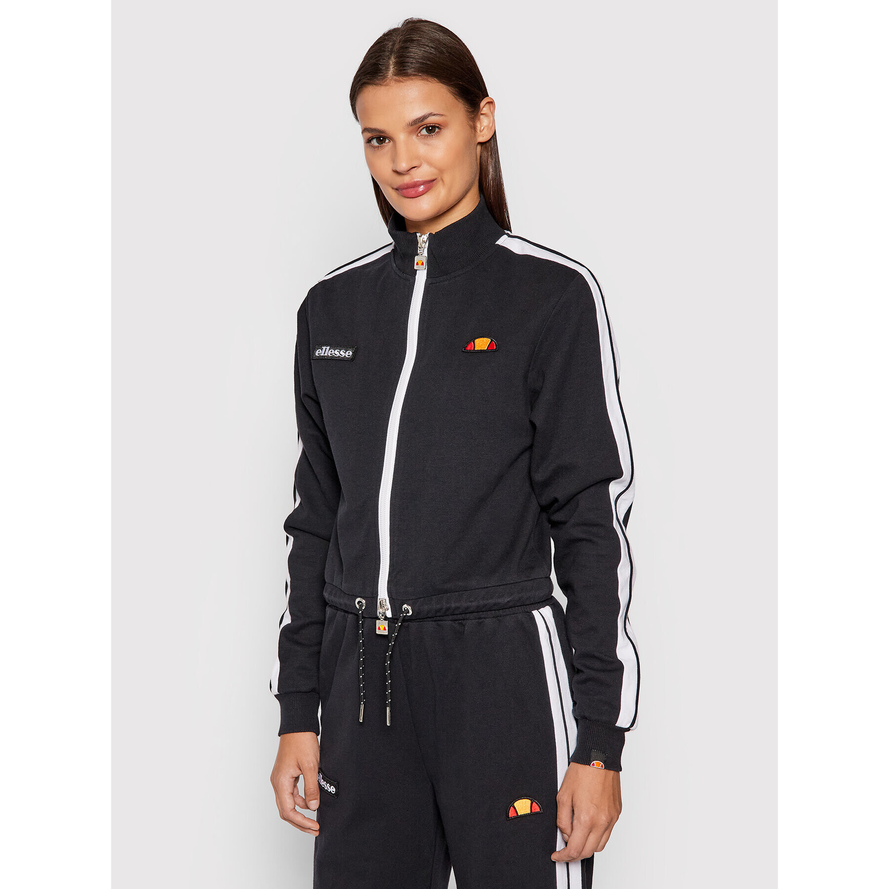 Ellesse Bluză Laboria SGK12339 Negru Cropped Fit - Pled.ro