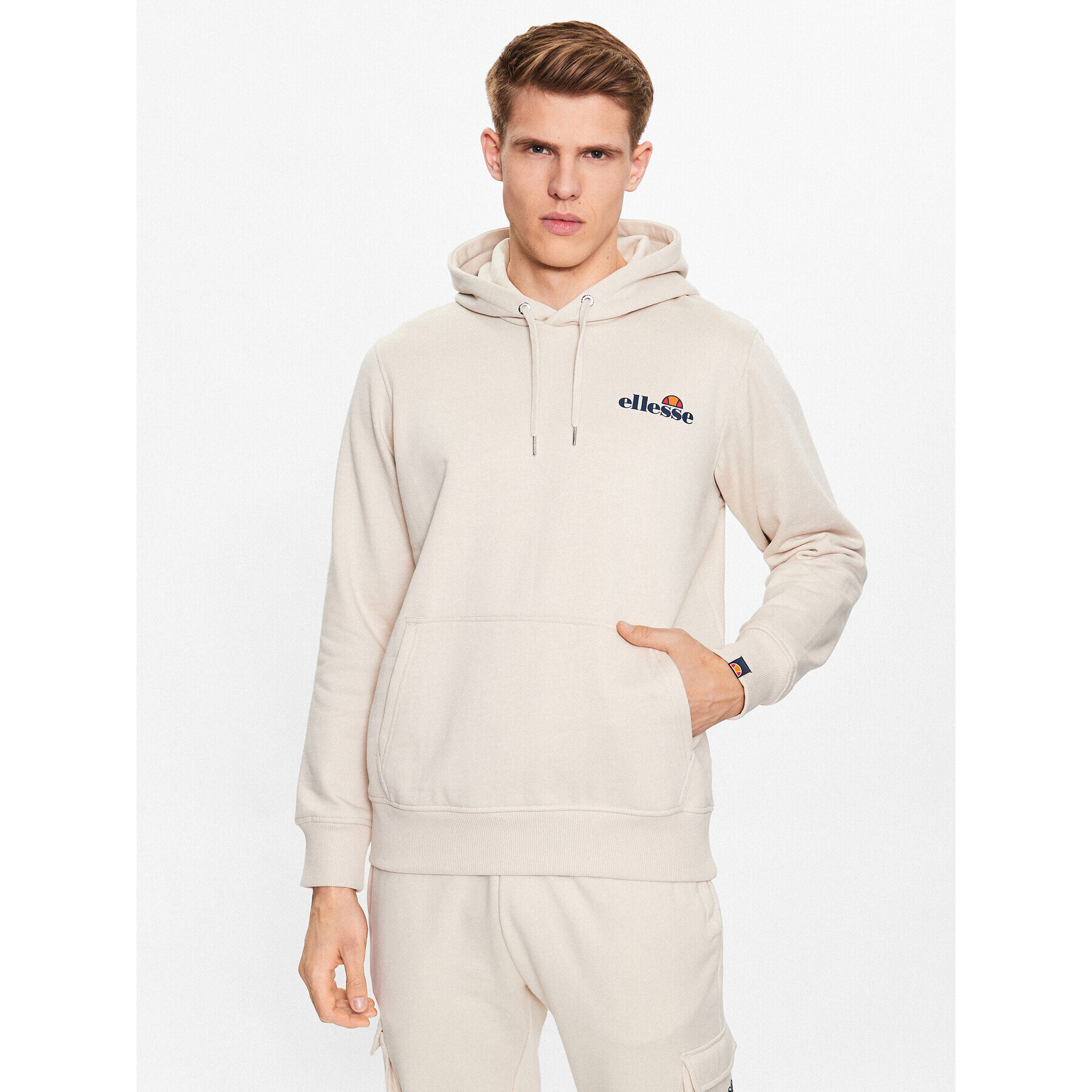 Ellesse Bluză Olevano SHR17716 Bej Regular Fit - Pled.ro