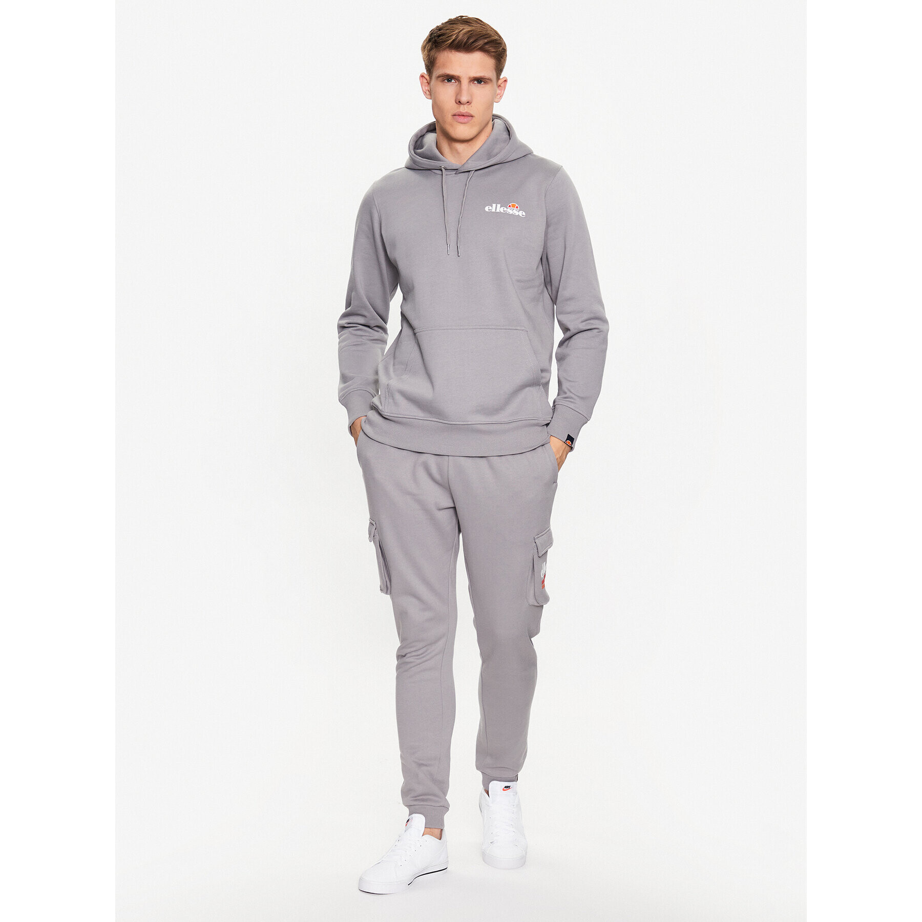 Ellesse Bluză Olevano SHR17716 Gri Regular Fit - Pled.ro