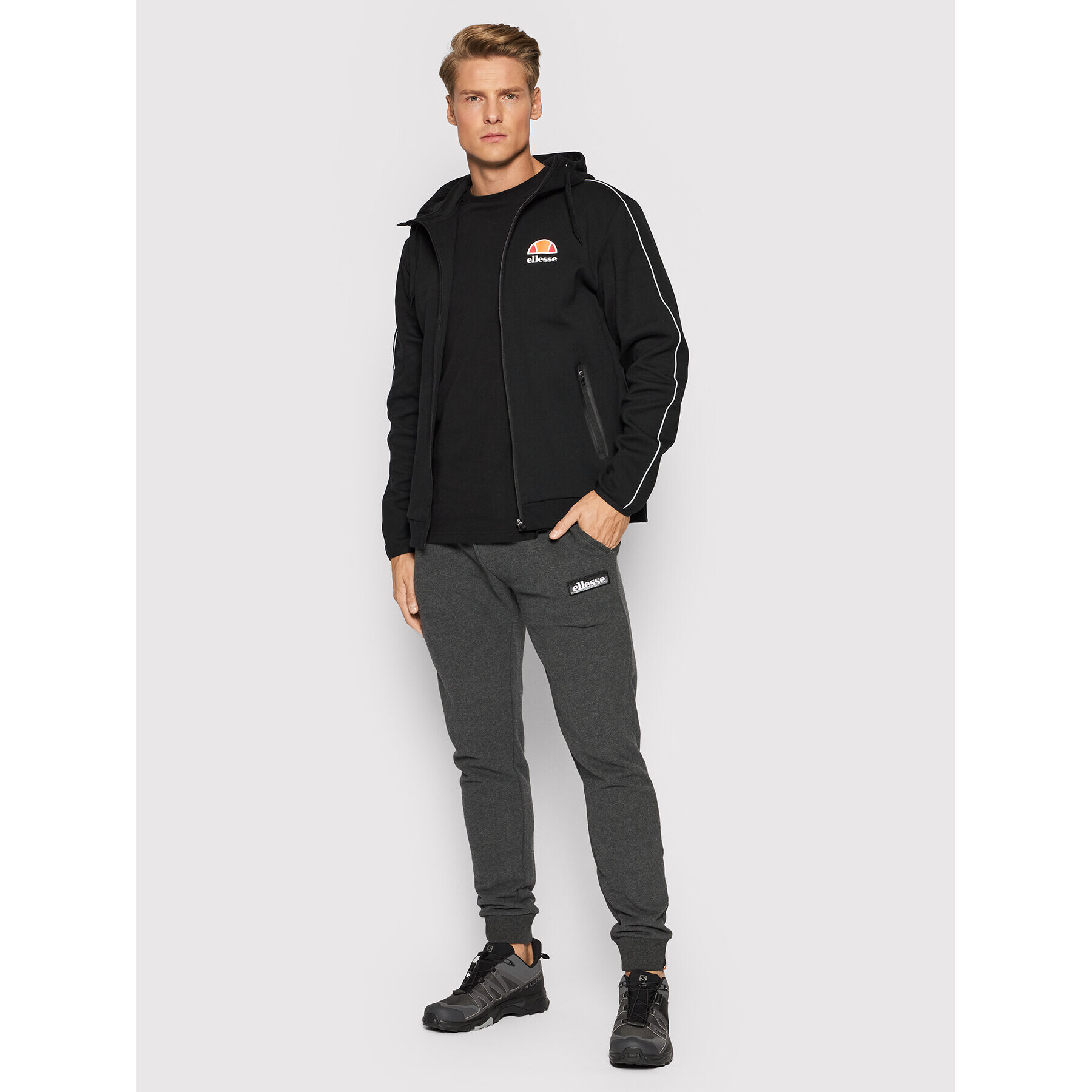 Ellesse Bluză Ornari SXG09896 Negru Regular Fit - Pled.ro