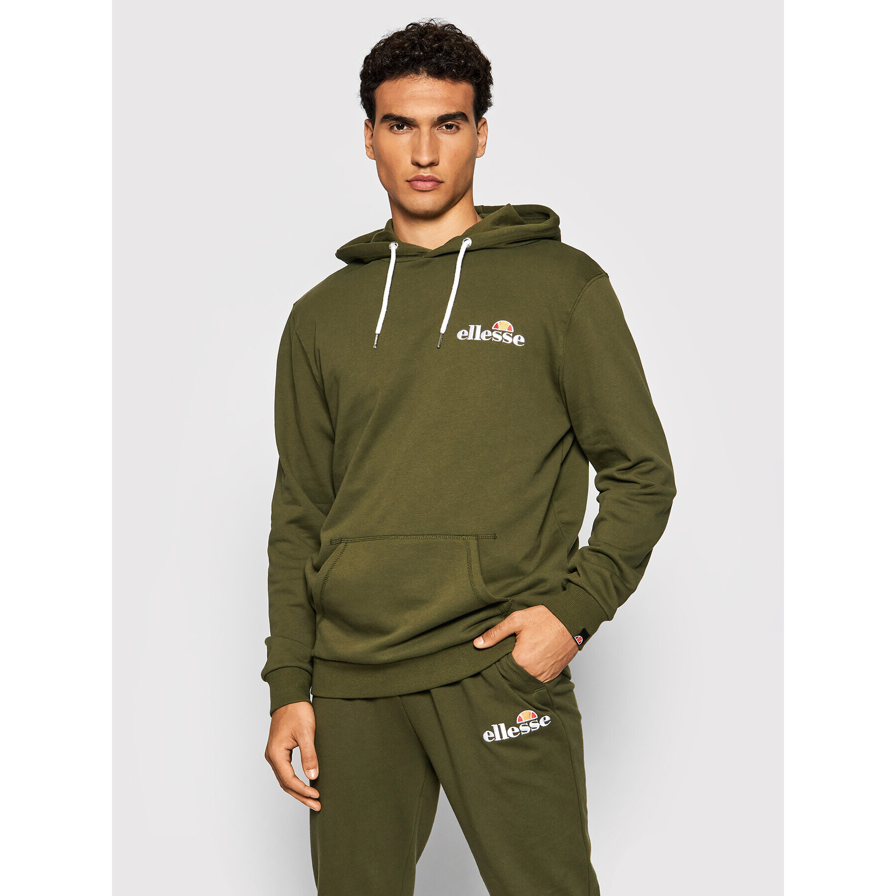 Ellesse Bluză Primero SHS08781 Verde Regular Fit - Pled.ro