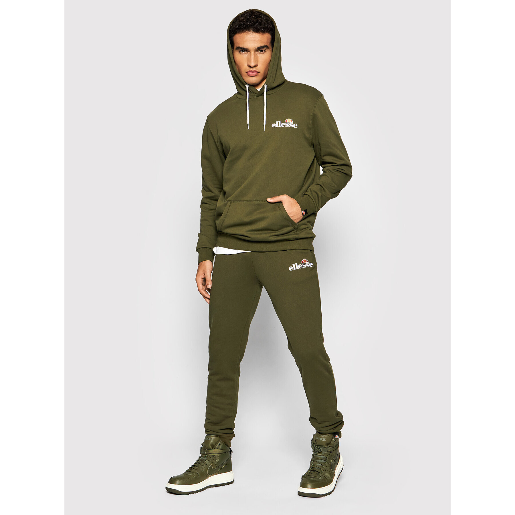 Ellesse Bluză Primero SHS08781 Verde Regular Fit - Pled.ro