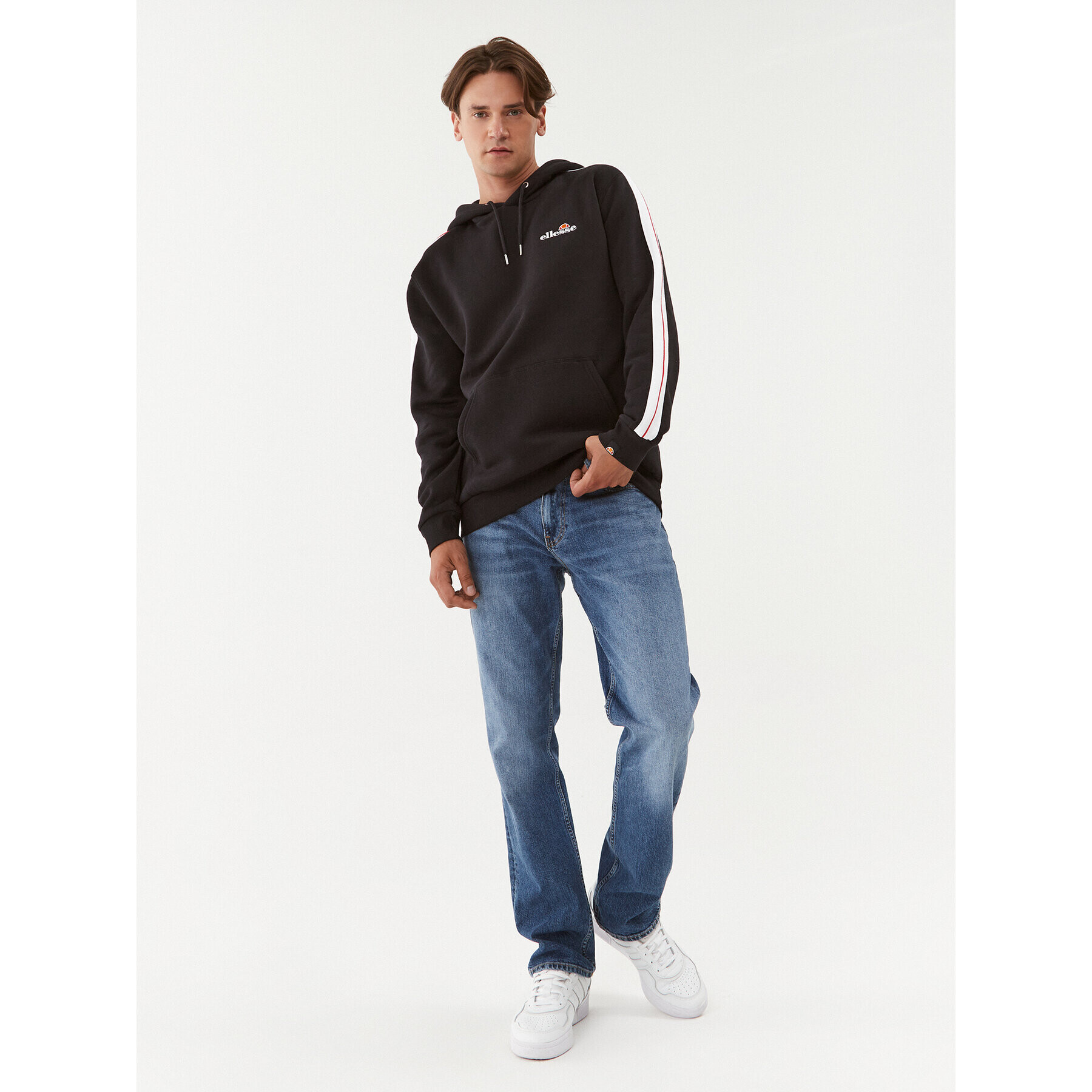 Ellesse Bluză SHQ17626 Negru Regular Fit - Pled.ro