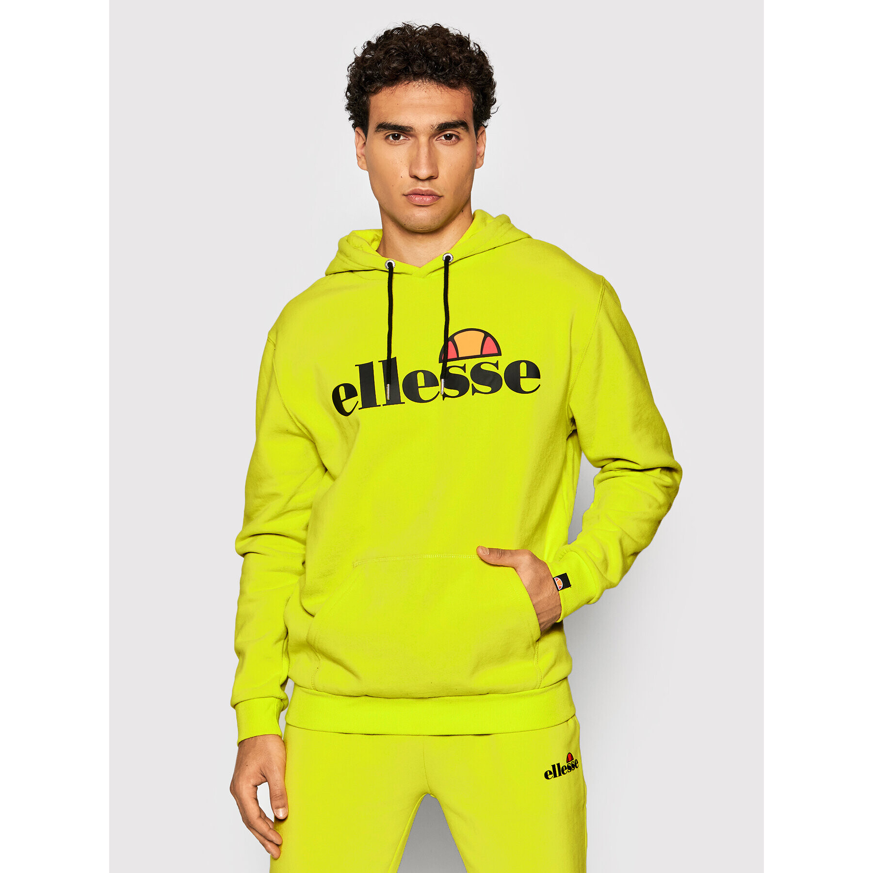 Ellesse Bluză Sl Gottero Oh SHK07407 Verde Regular Fit - Pled.ro