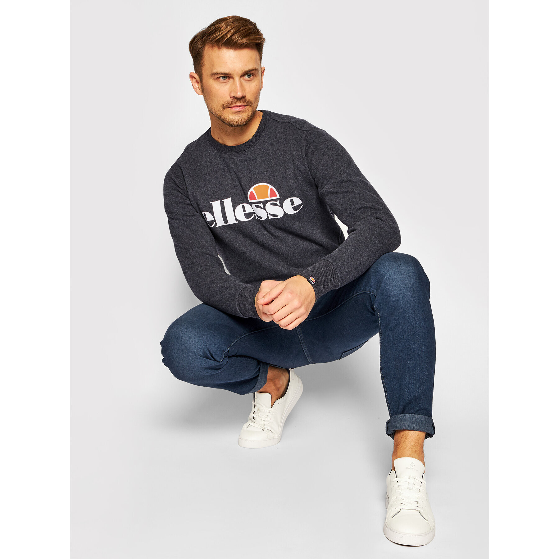 Ellesse Bluză Sl Succiso SHC07930 Gri Regular Fit - Pled.ro