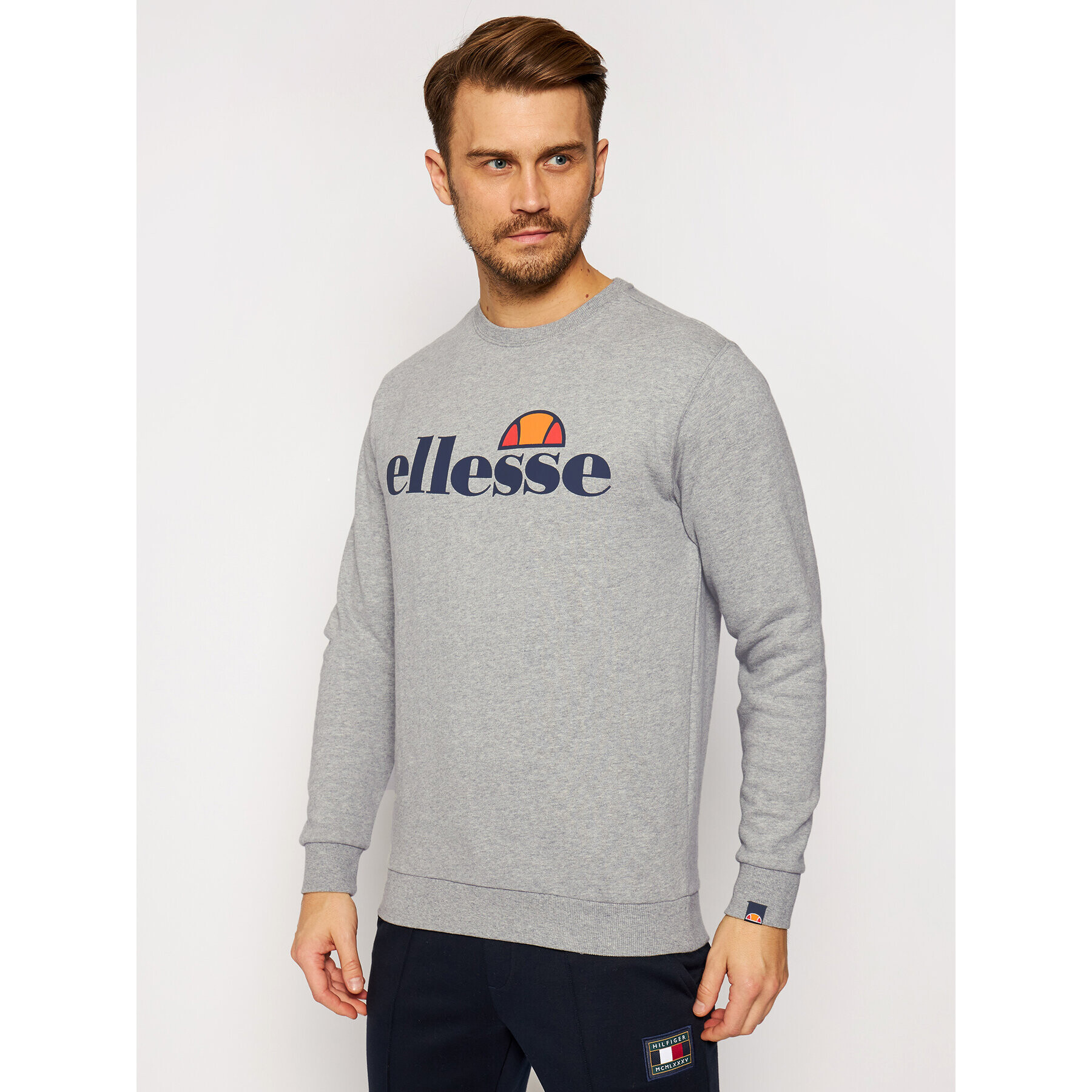 Ellesse Bluză Succiso SHC07930 Gri Regular Fit - Pled.ro