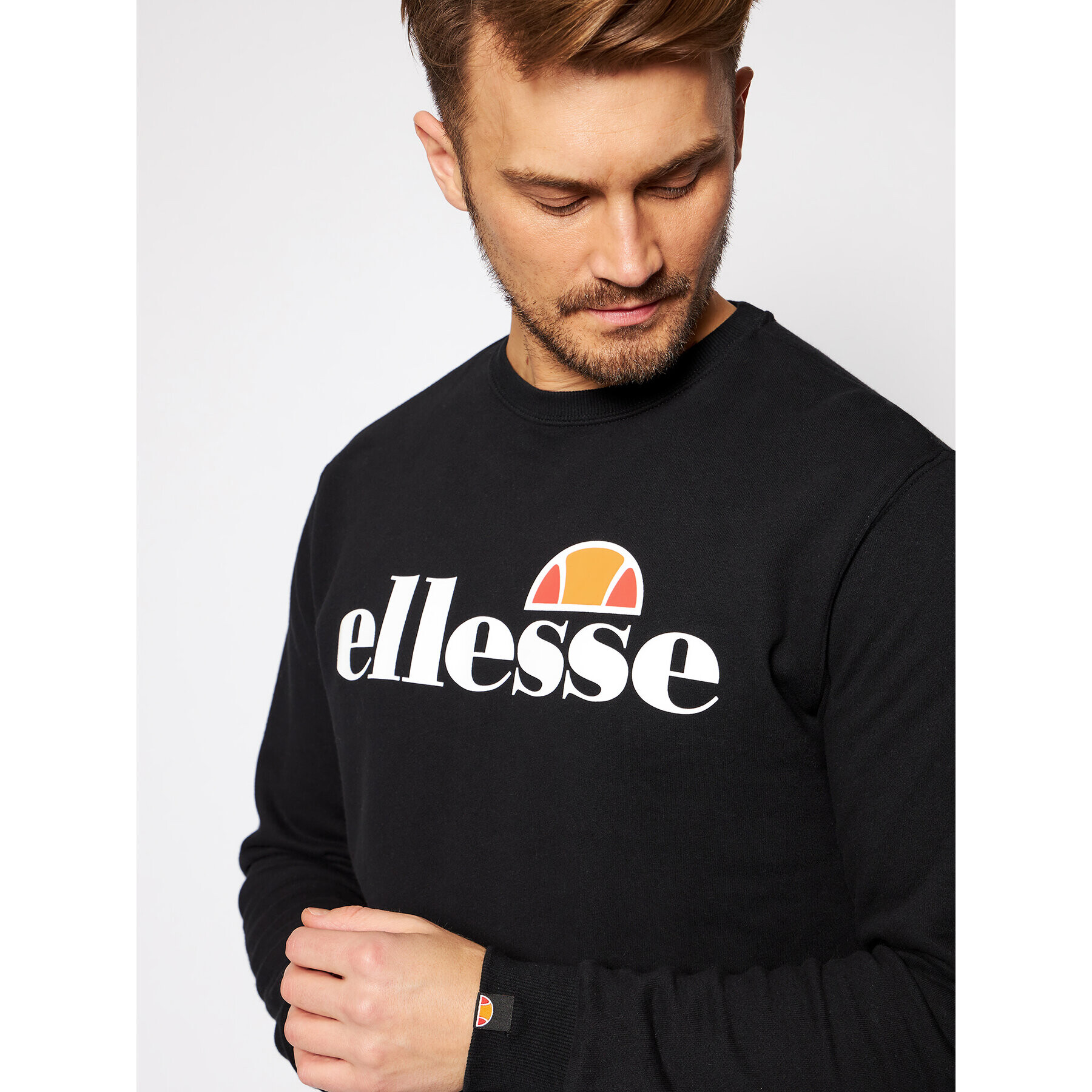 Ellesse Bluză Succiso SHC07930 Negru Regular Fit - Pled.ro