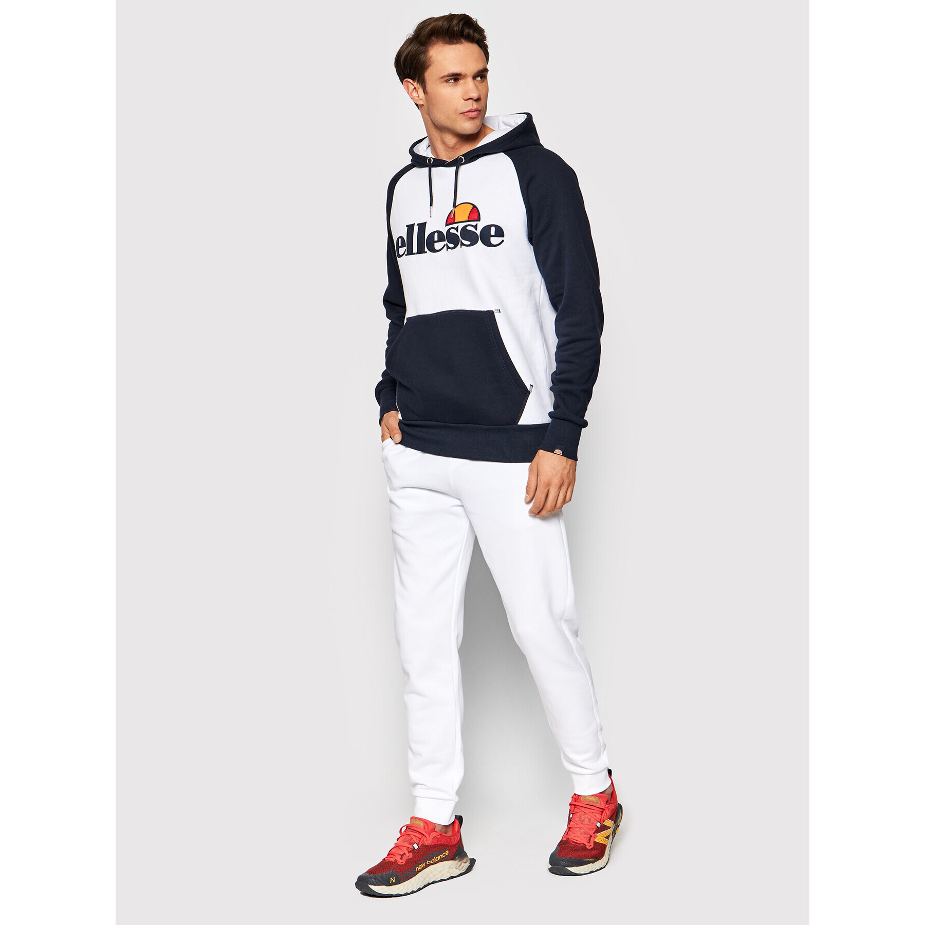 Ellesse Bluză Taliamento SHC07394 Alb Regular Fit - Pled.ro