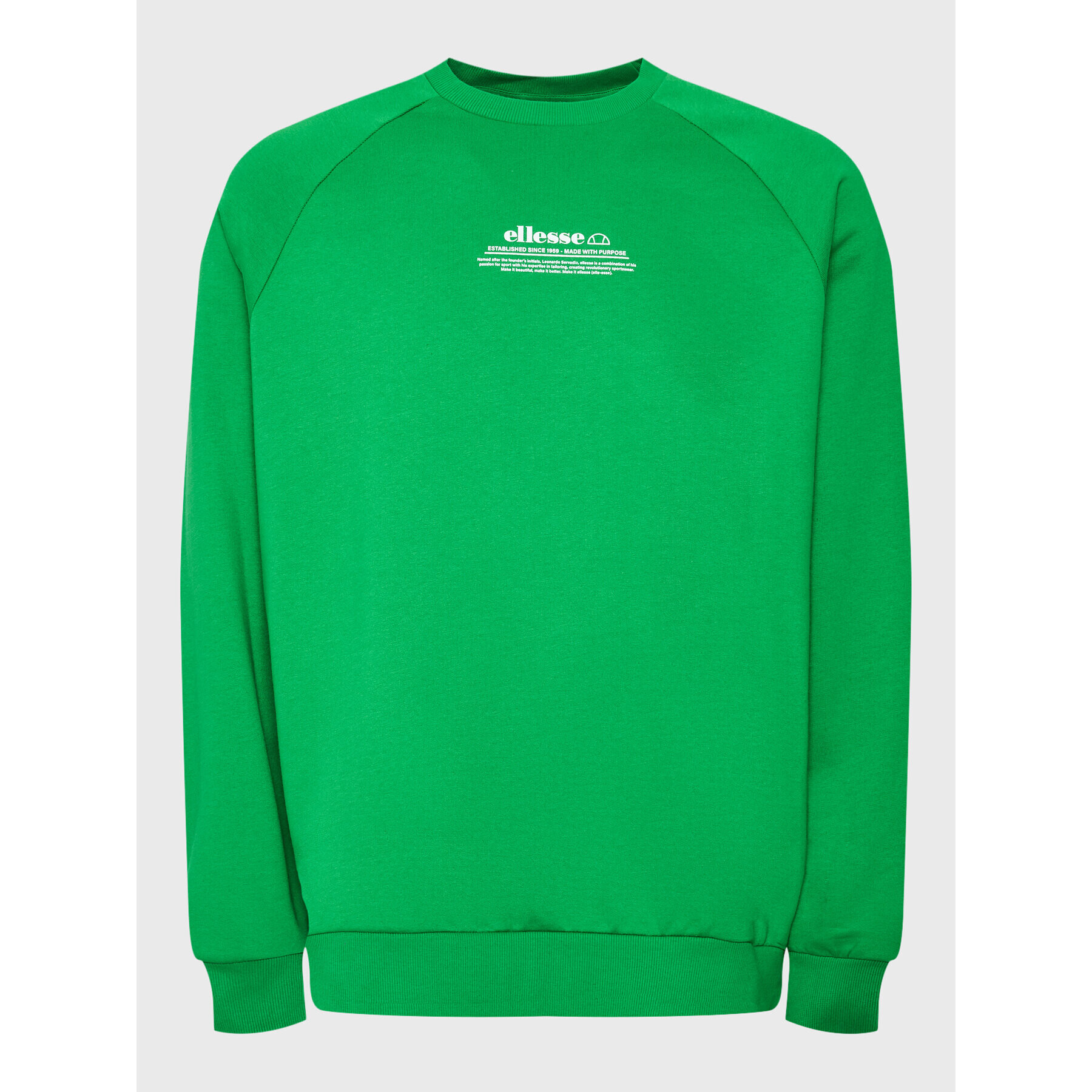 Ellesse Bluză Unisex Favaretto SGP16250 Verde Regular Fit - Pled.ro