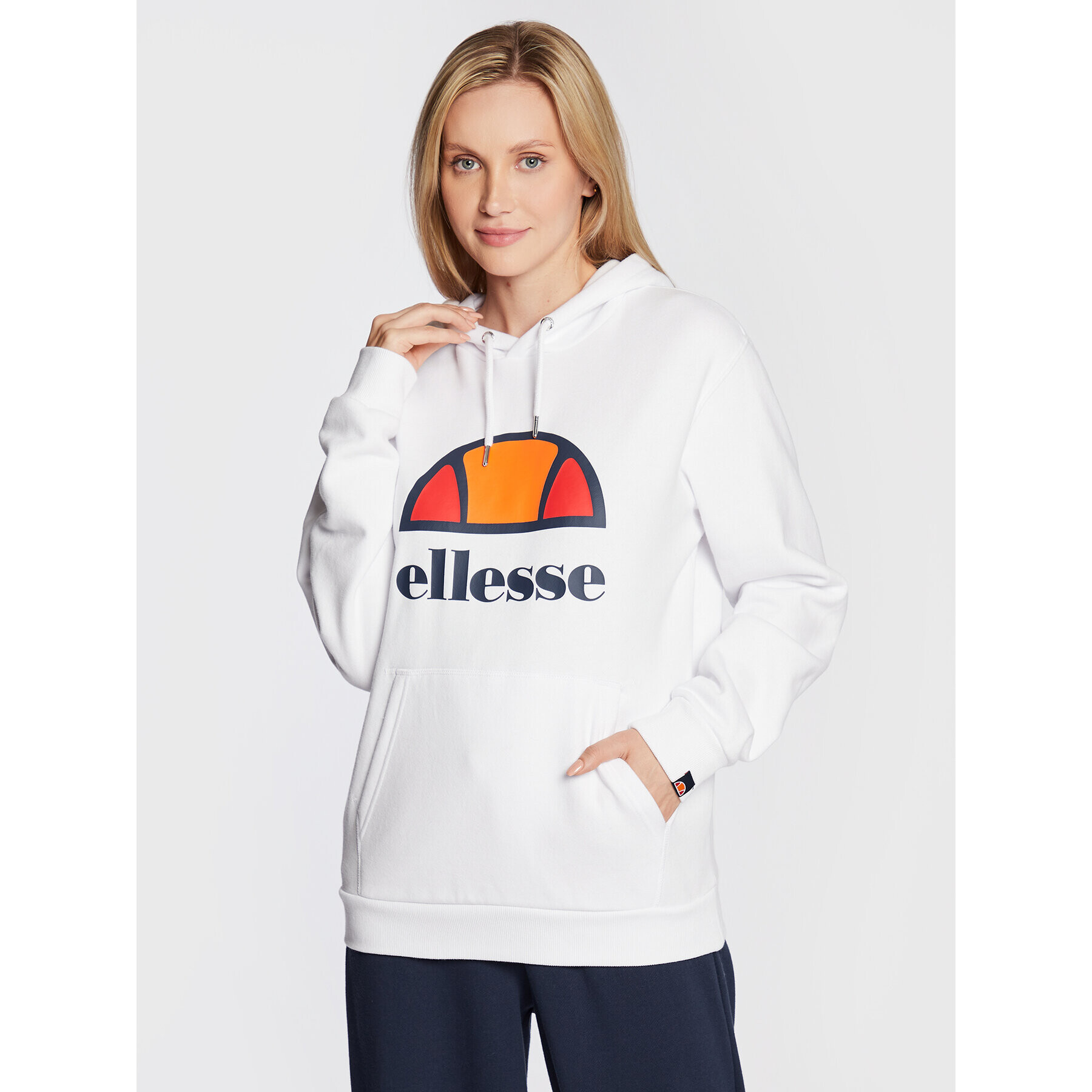 Ellesse Bluză Yuffie SRK12901 Alb Regular Fit - Pled.ro