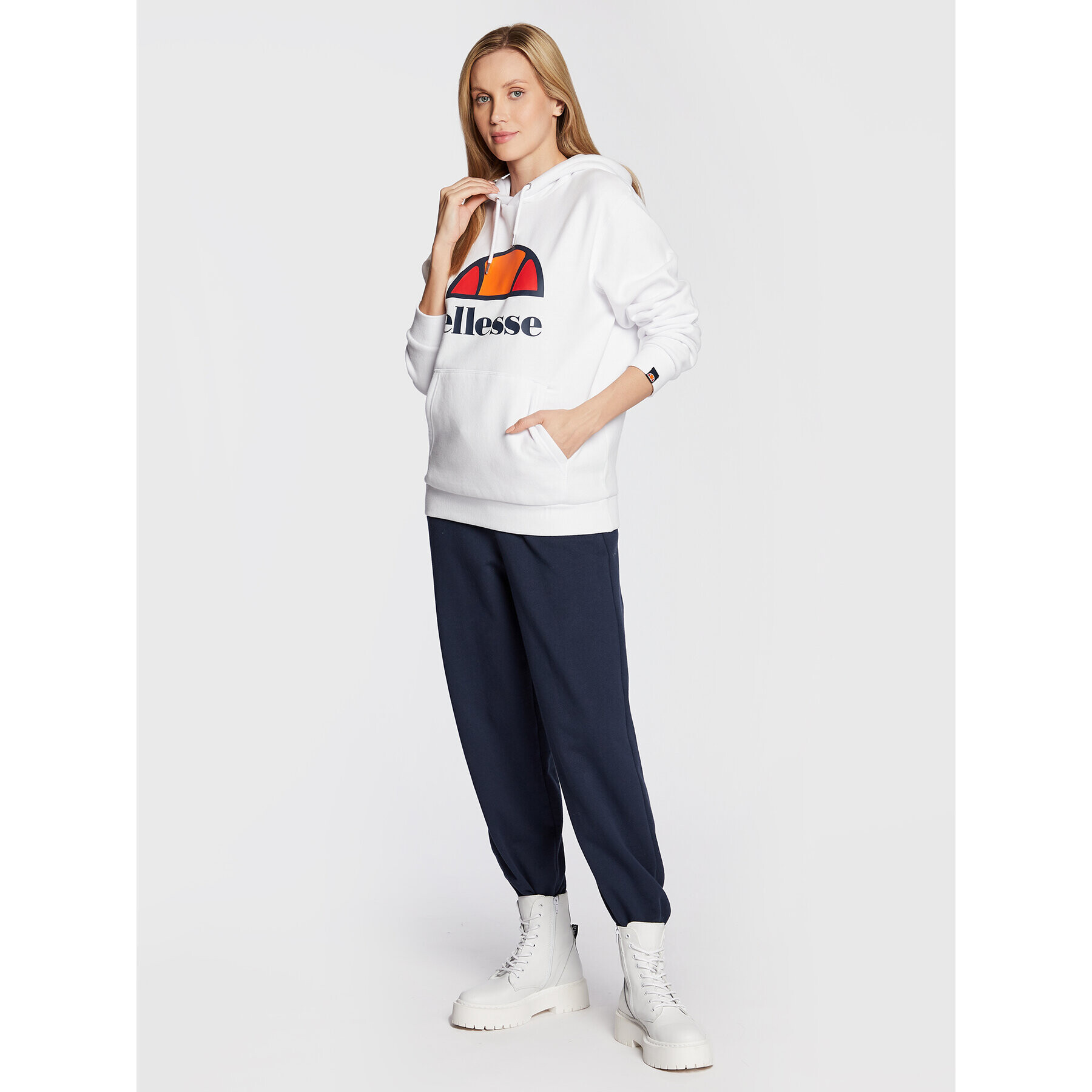 Ellesse Bluză Yuffie SRK12901 Alb Regular Fit - Pled.ro