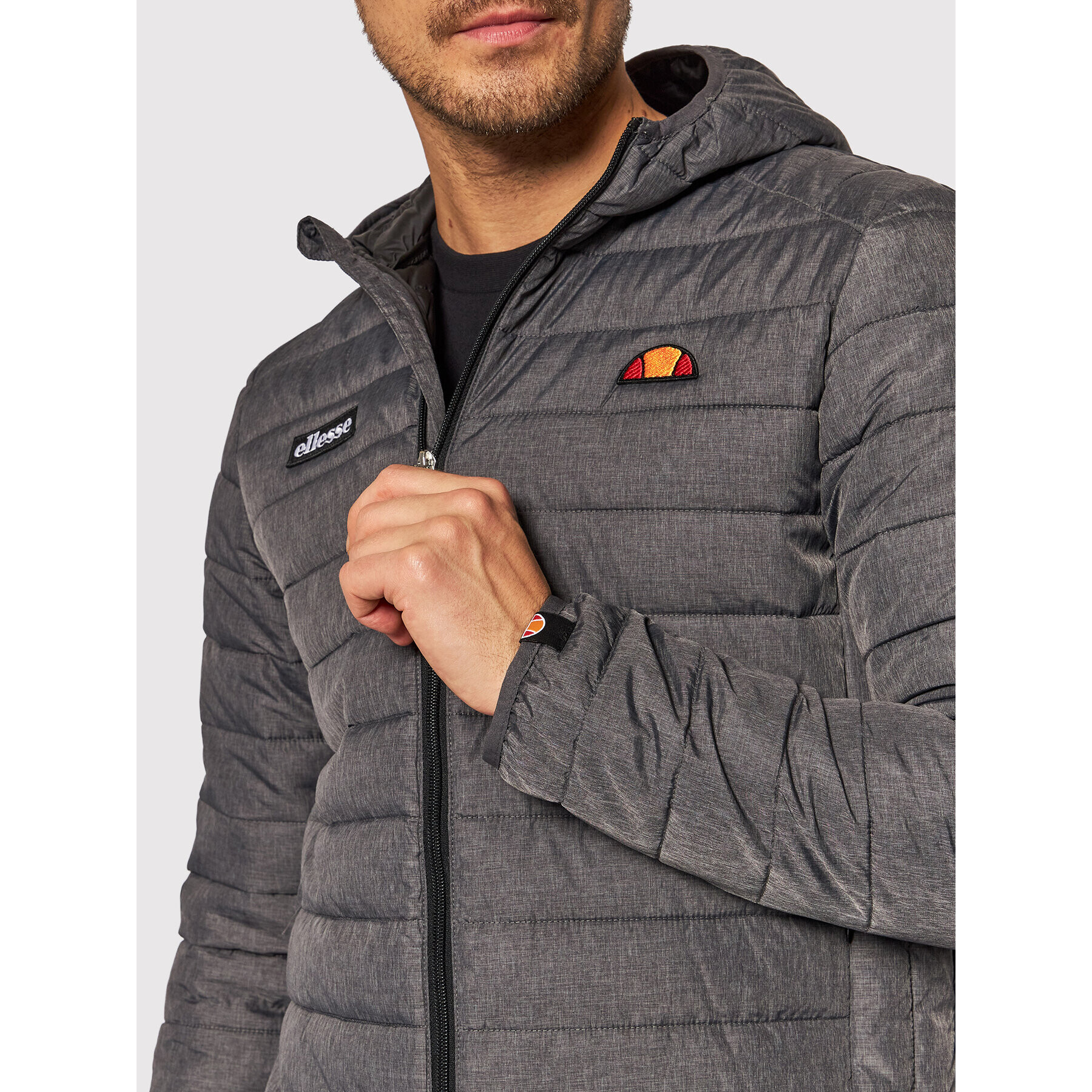 Ellesse Geacă din puf Lombardy Padded SHS01115 Gri Regular Fit - Pled.ro