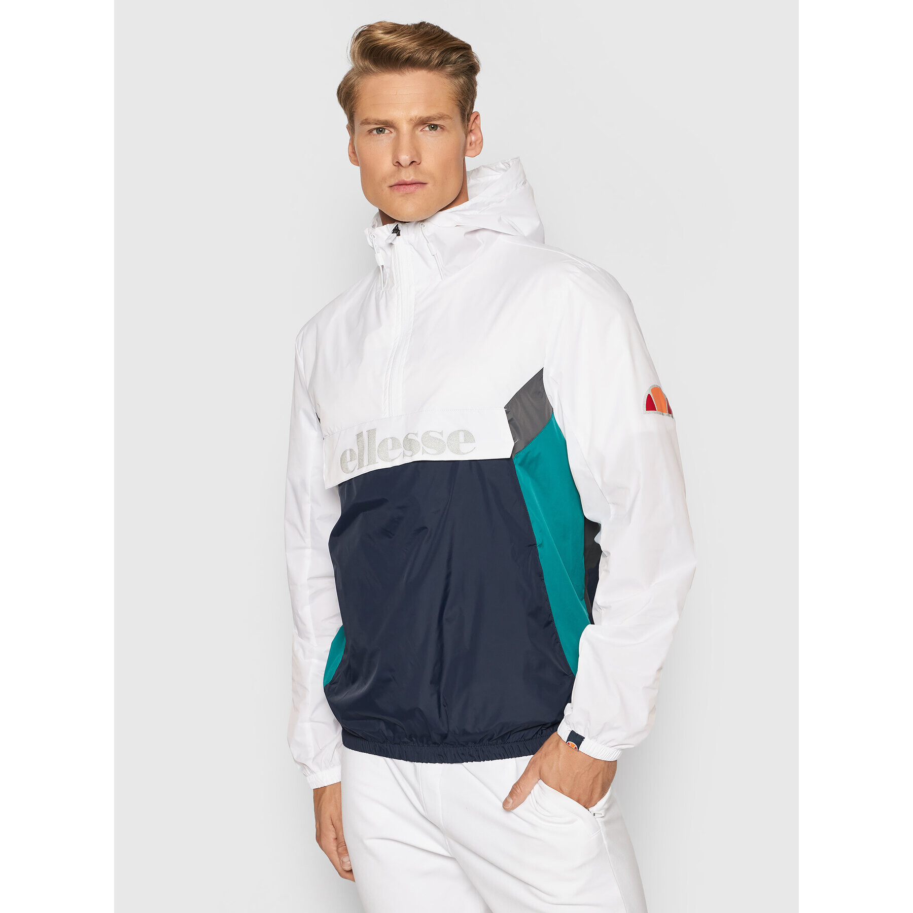 Ellesse Geacă fără fermoar Brando SXK12399 Alb Regular Fit - Pled.ro