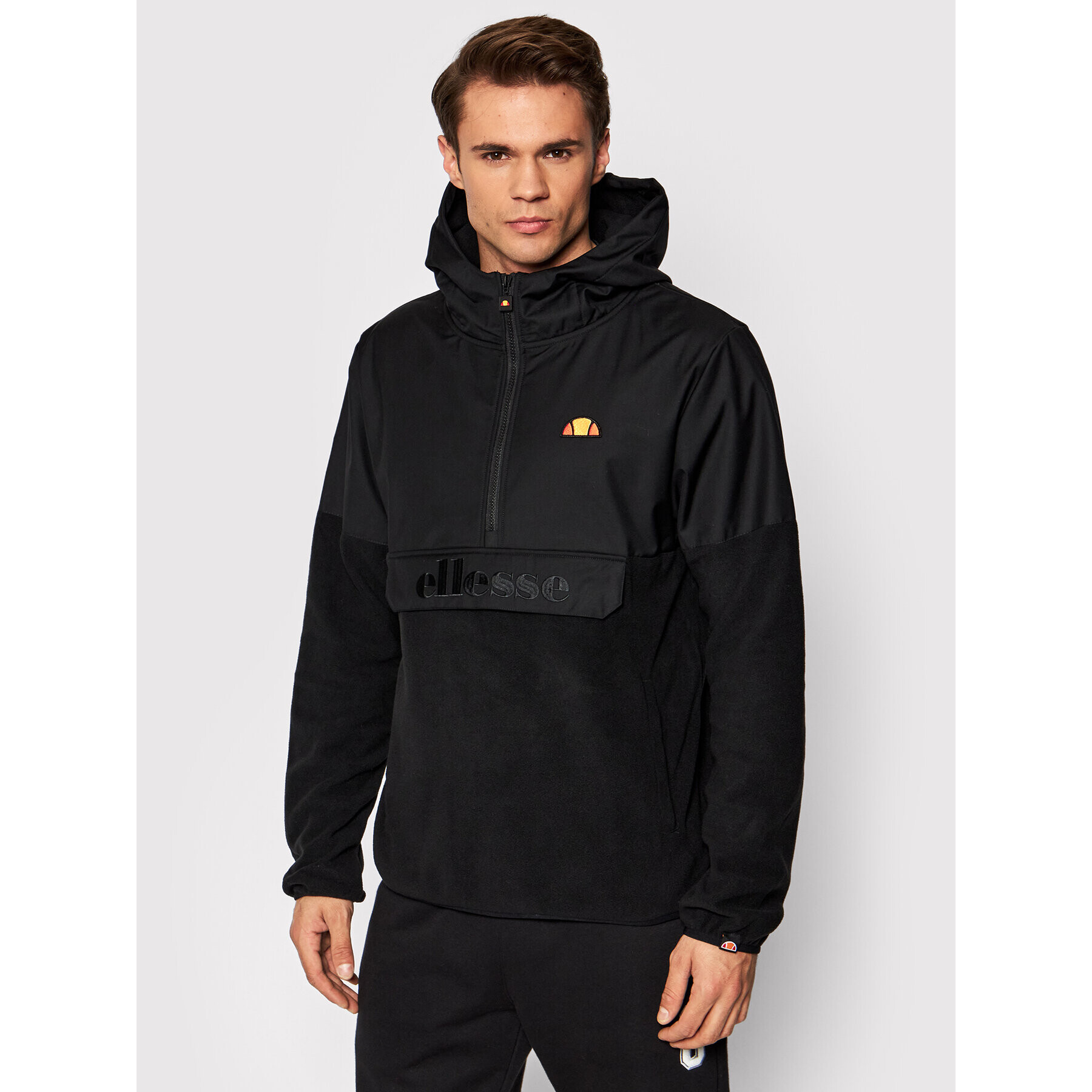 Ellesse Geacă fără fermoar Freccia SHK09756 Negru Regular Fit - Pled.ro