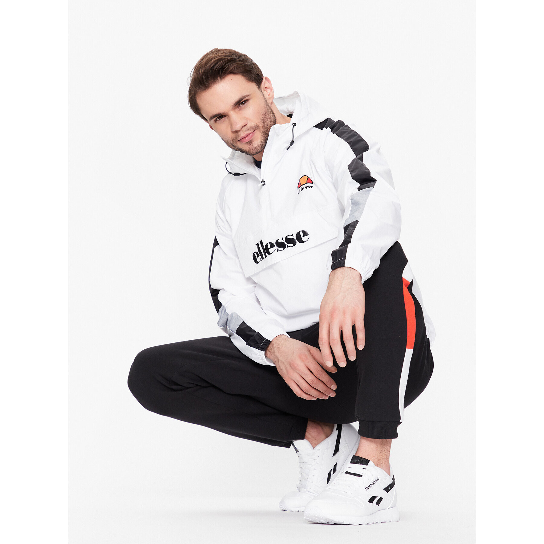 Ellesse Geacă fără fermoar Fuma SXR17852 Alb Regular Fit - Pled.ro