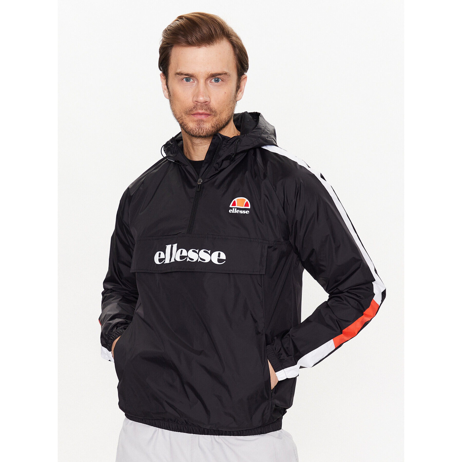 Ellesse Geacă fără fermoar Fuma SXR17852 Negru Regular Fit - Pled.ro