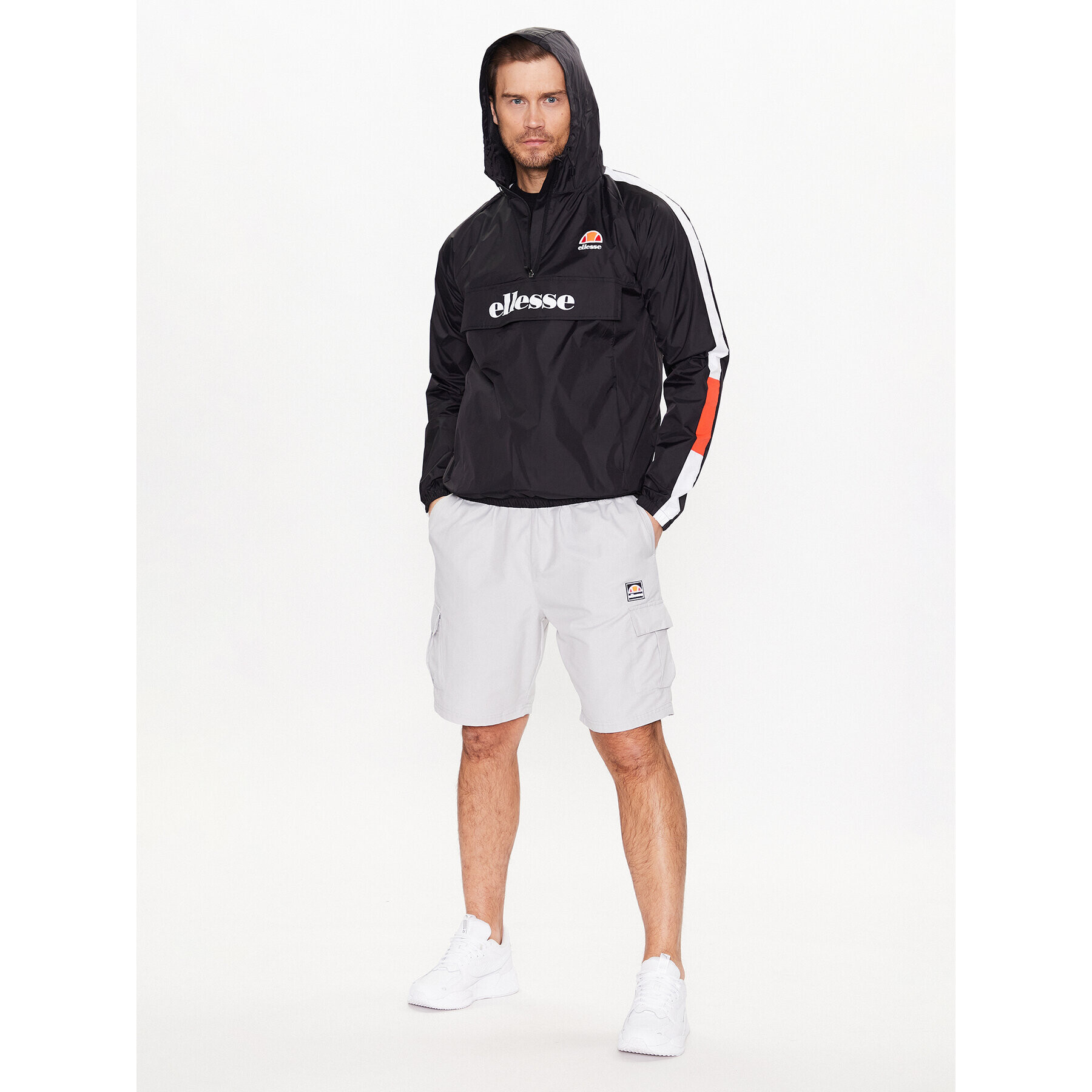 Ellesse Geacă fără fermoar Fuma SXR17852 Negru Regular Fit - Pled.ro