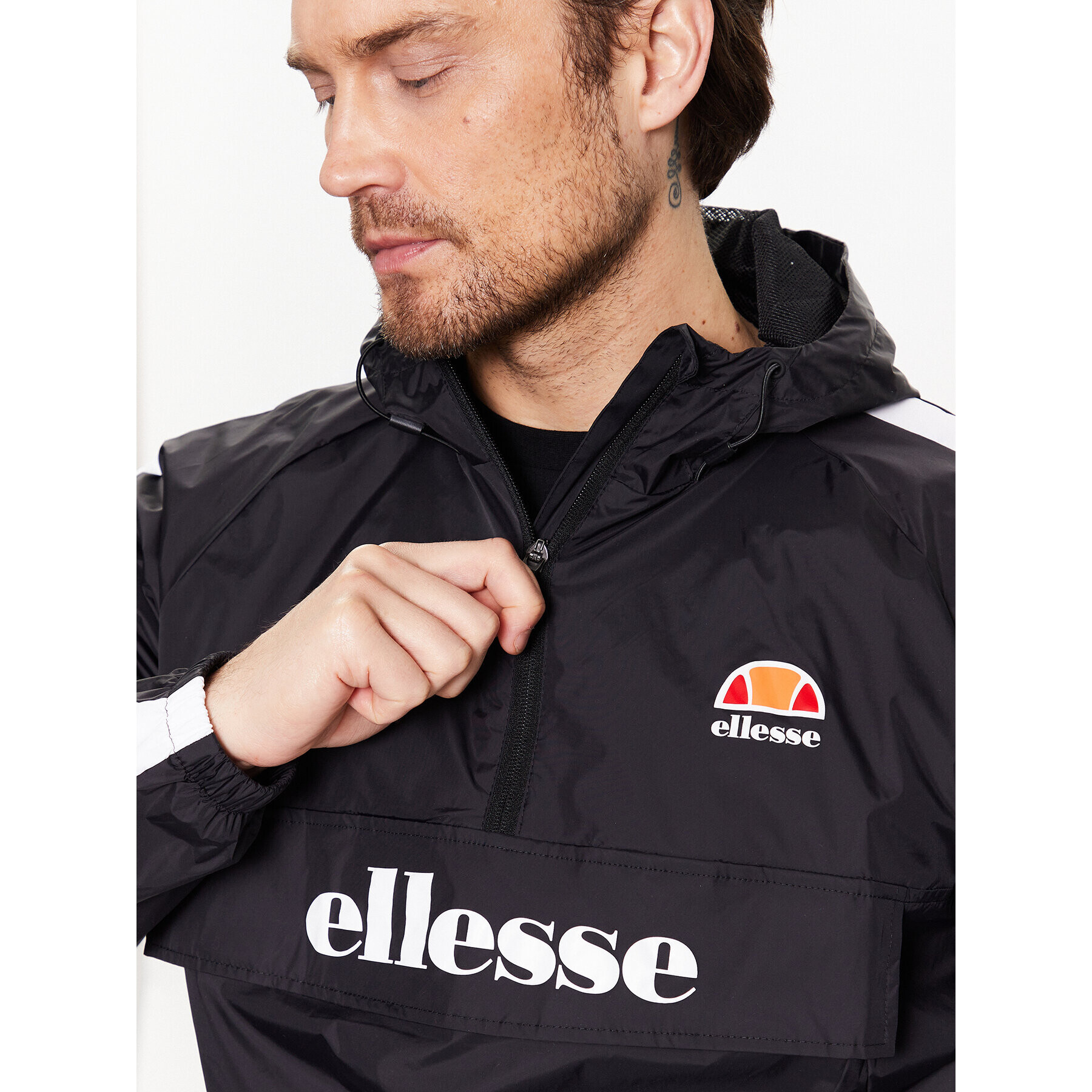 Ellesse Geacă fără fermoar Fuma SXR17852 Negru Regular Fit - Pled.ro