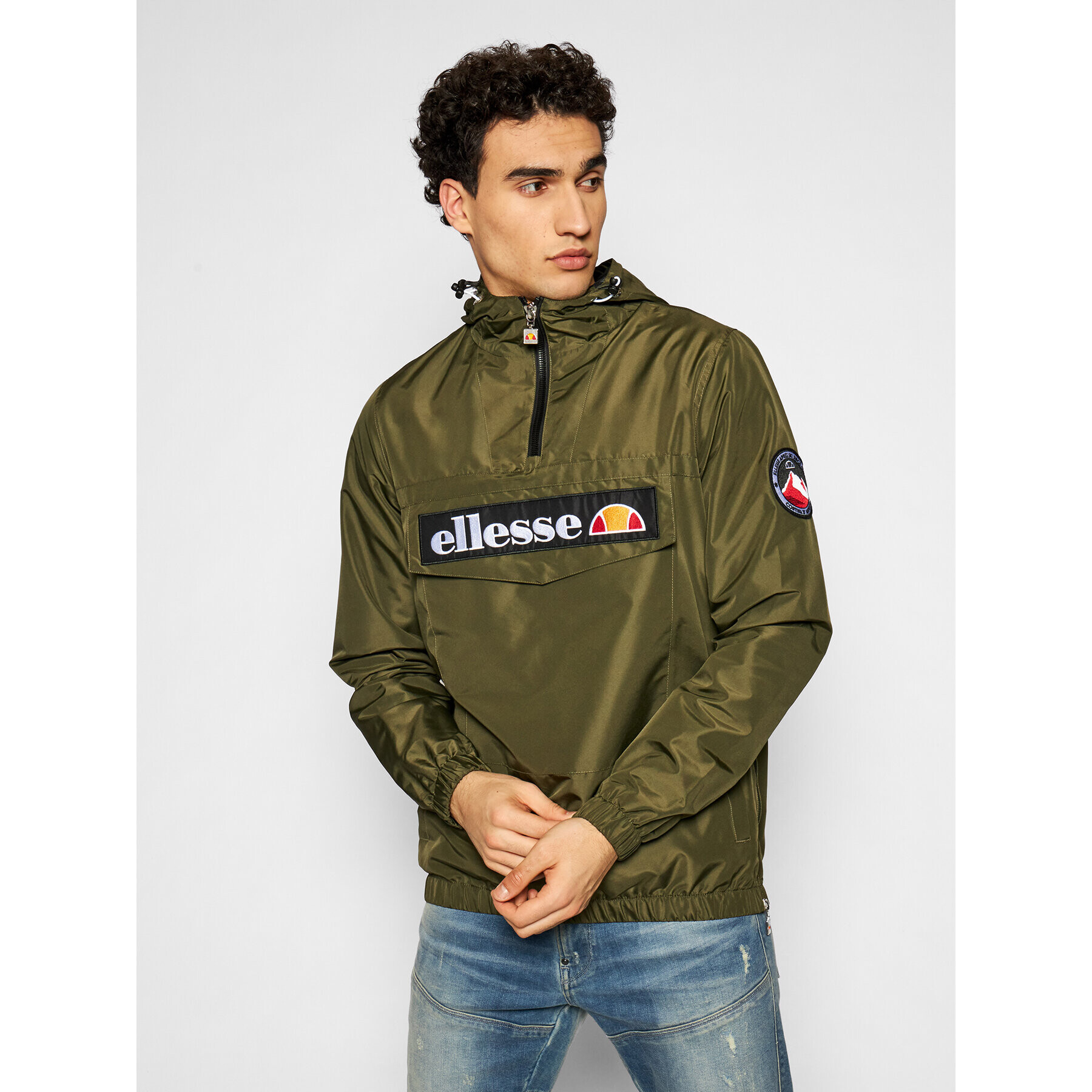 Ellesse Geacă fără fermoar Mont 2 SHS06040 Verde Regular Fit - Pled.ro