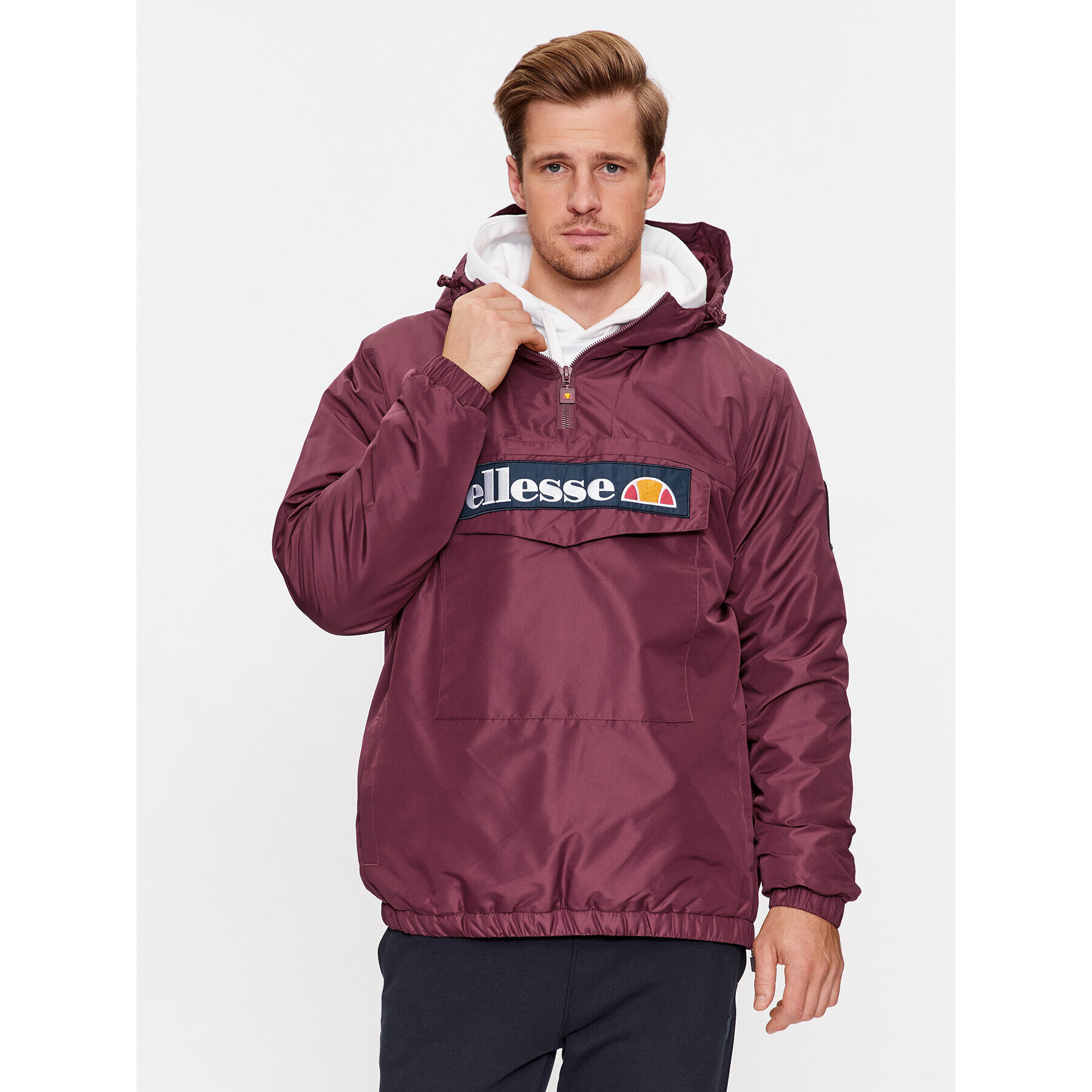 Ellesse Geacă fără fermoar Monterini SHR08149 Vișiniu Regular Fit - Pled.ro