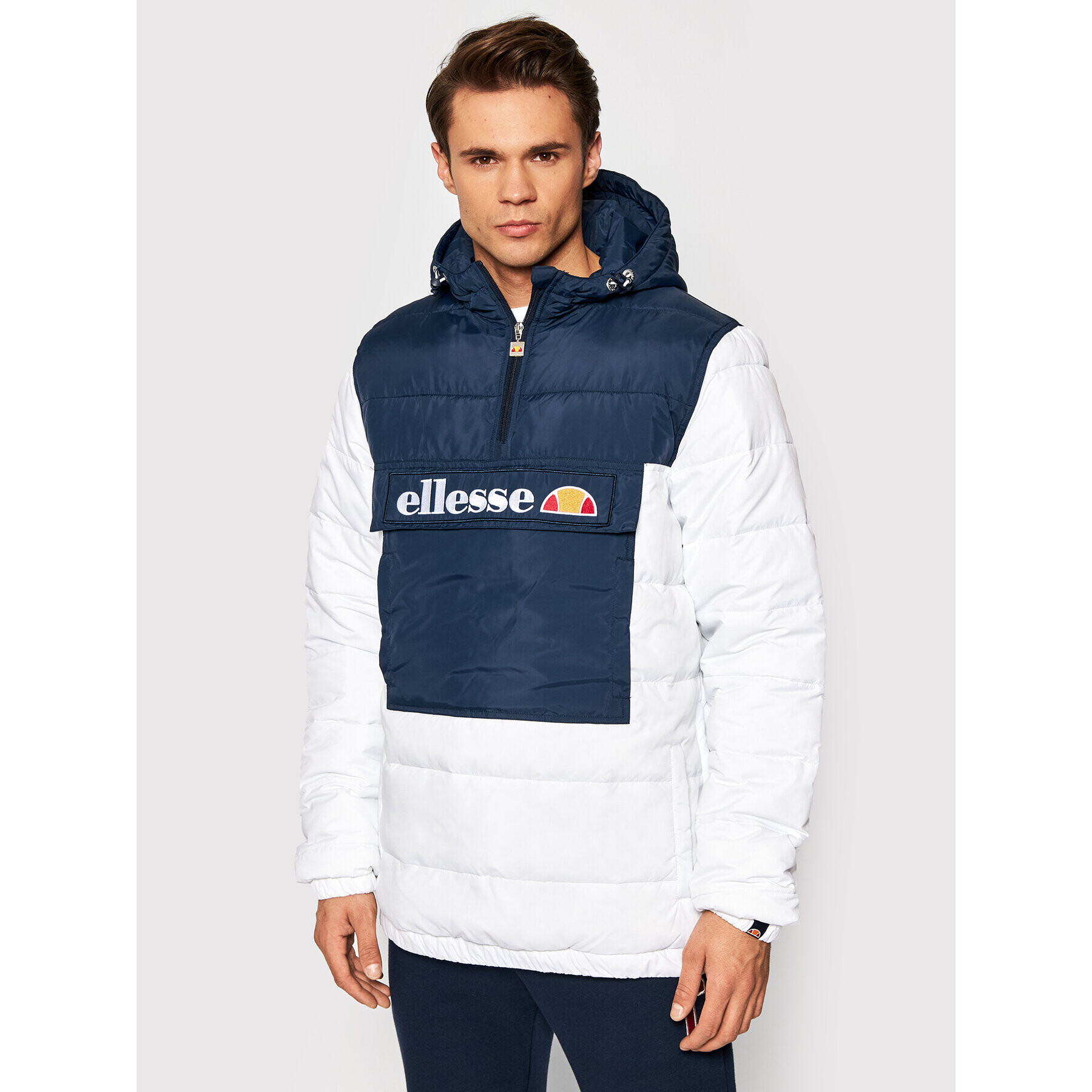 Ellesse Geacă fără fermoar Ultum SHK12202 Alb Regular Fit - Pled.ro