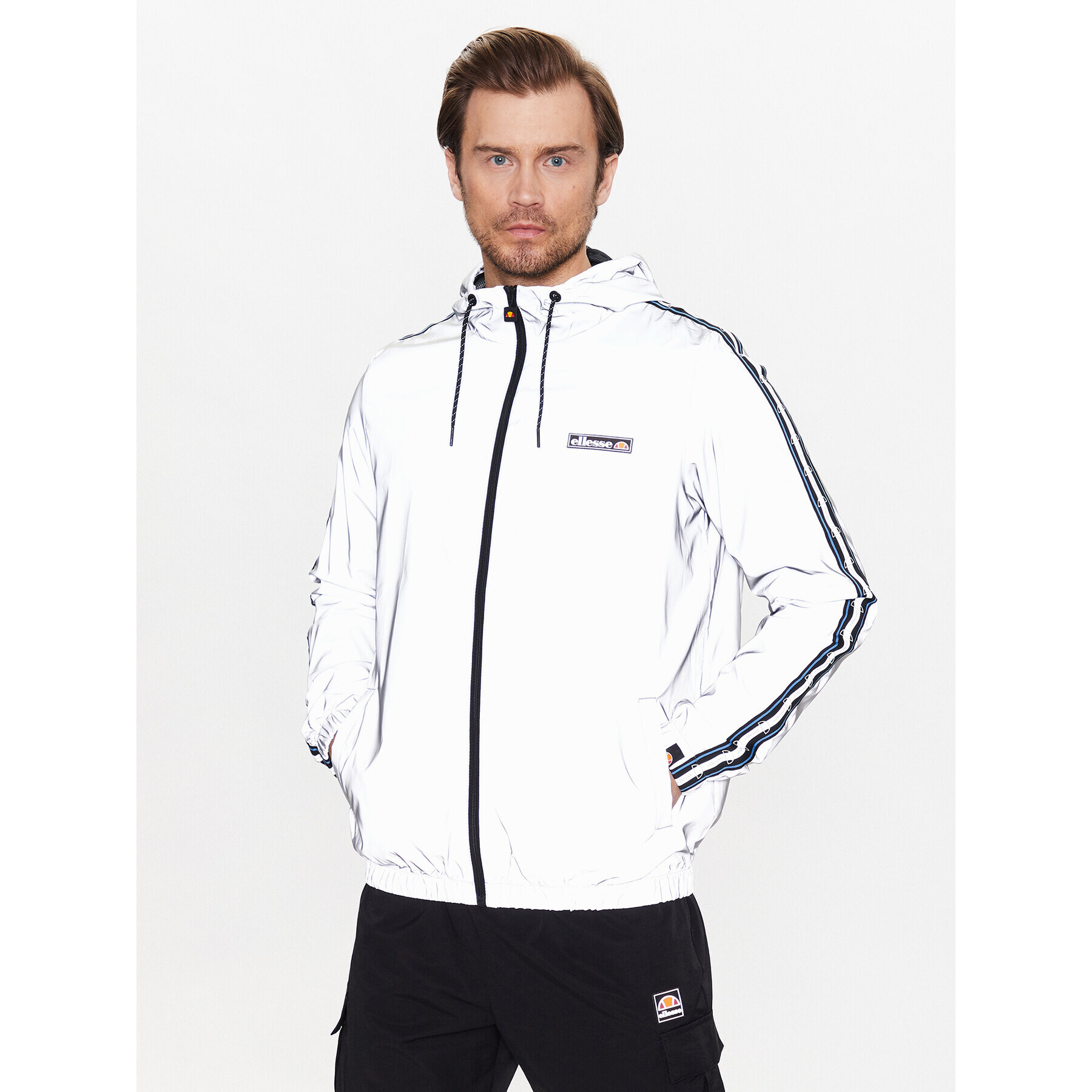 Ellesse Geacă Landorus SHR17996 Argintiu Regular Fit - Pled.ro