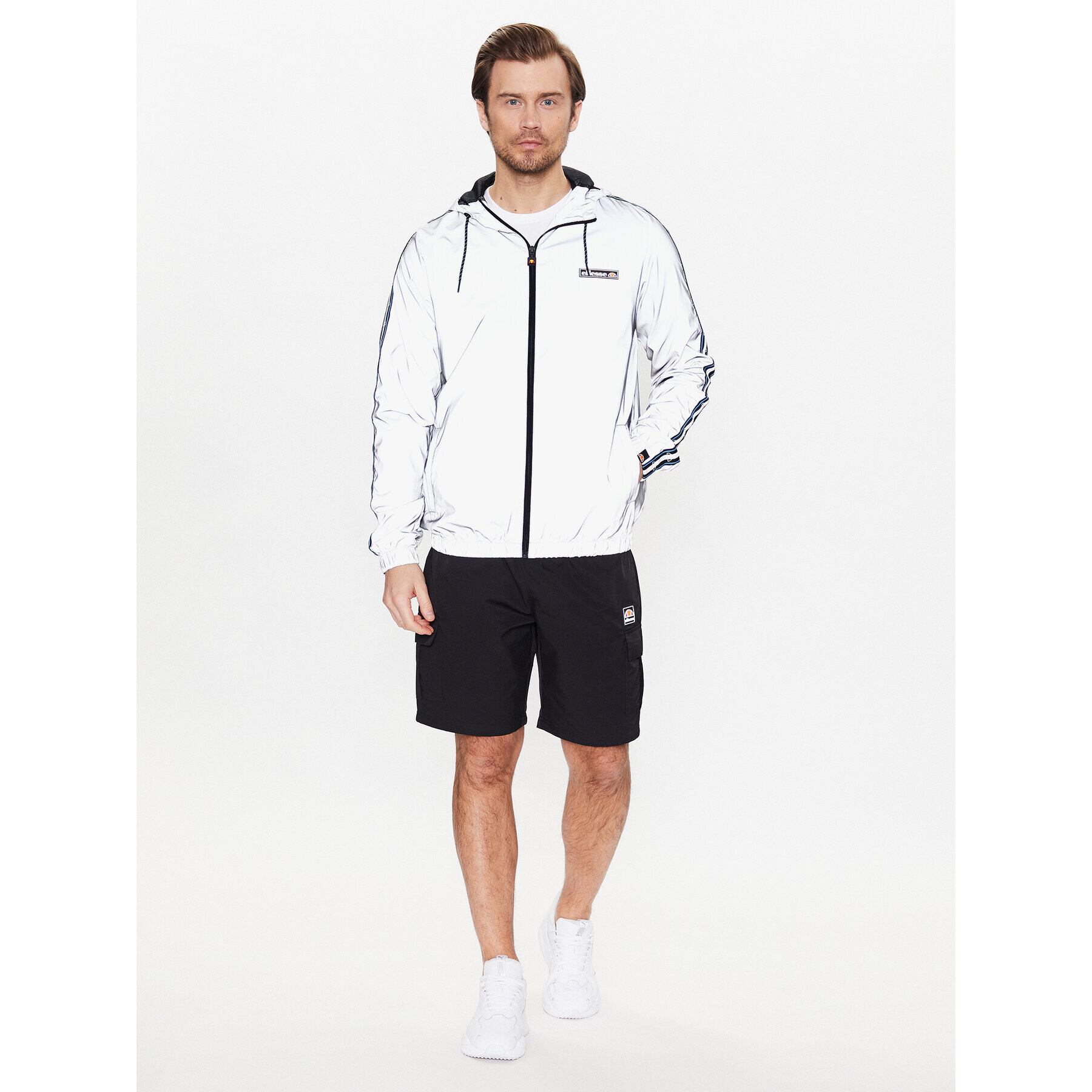 Ellesse Geacă Landorus SHR17996 Argintiu Regular Fit - Pled.ro