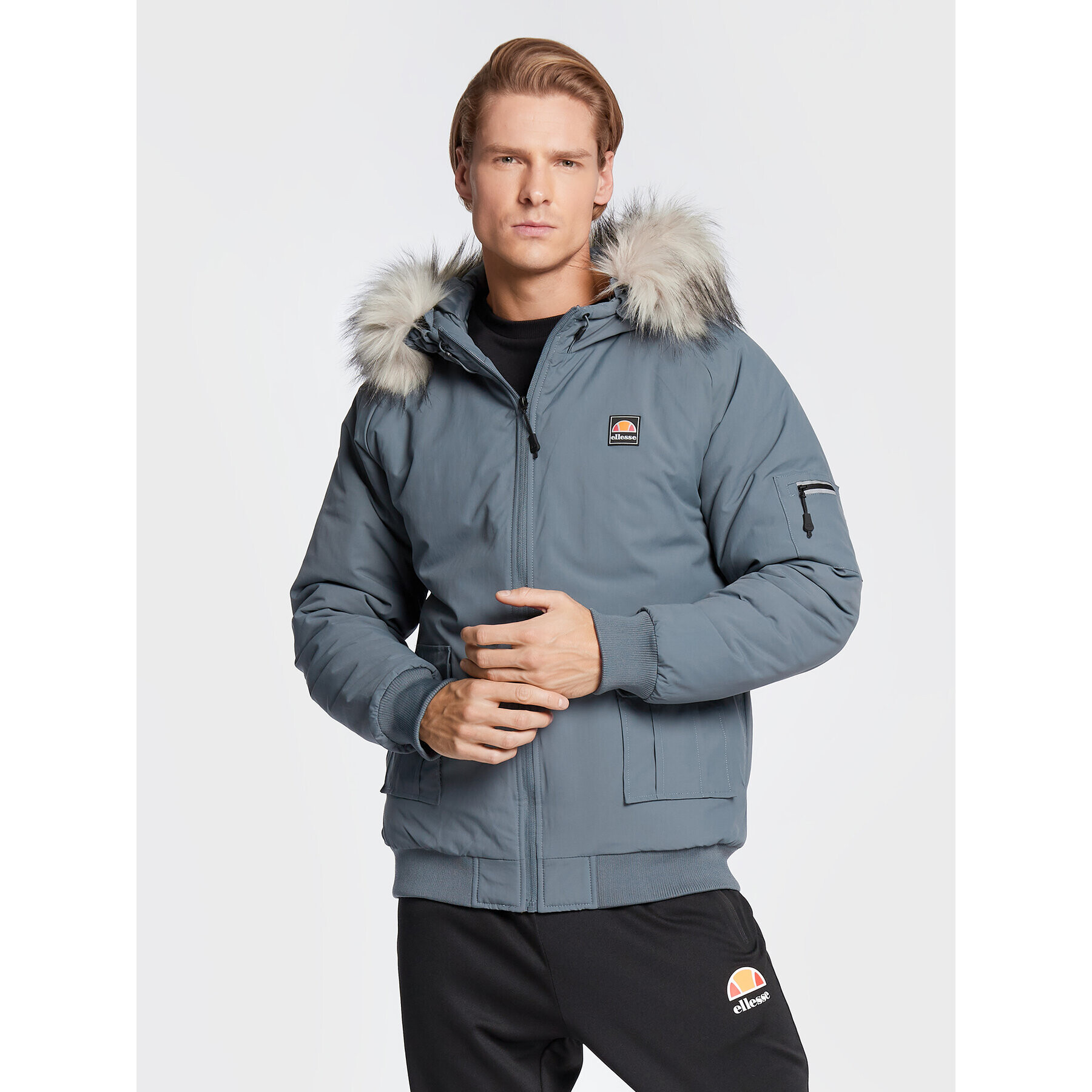 Ellesse Geacă de iarnă Patchoulo SHP15818 Albastru Regular Fit - Pled.ro