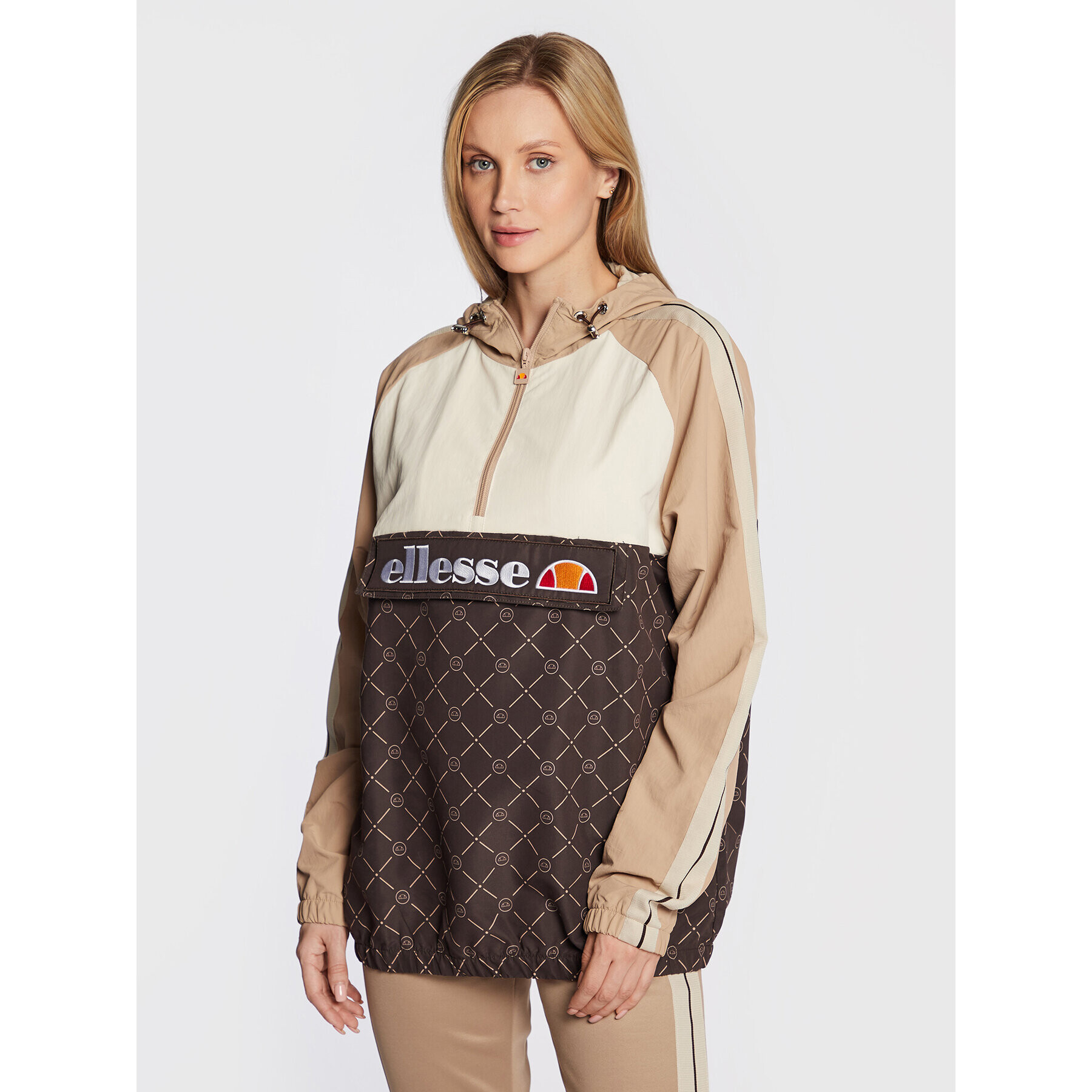 Ellesse Geacă fără fermoar Graziella Oh SGP15949 Maro Regular Fit - Pled.ro