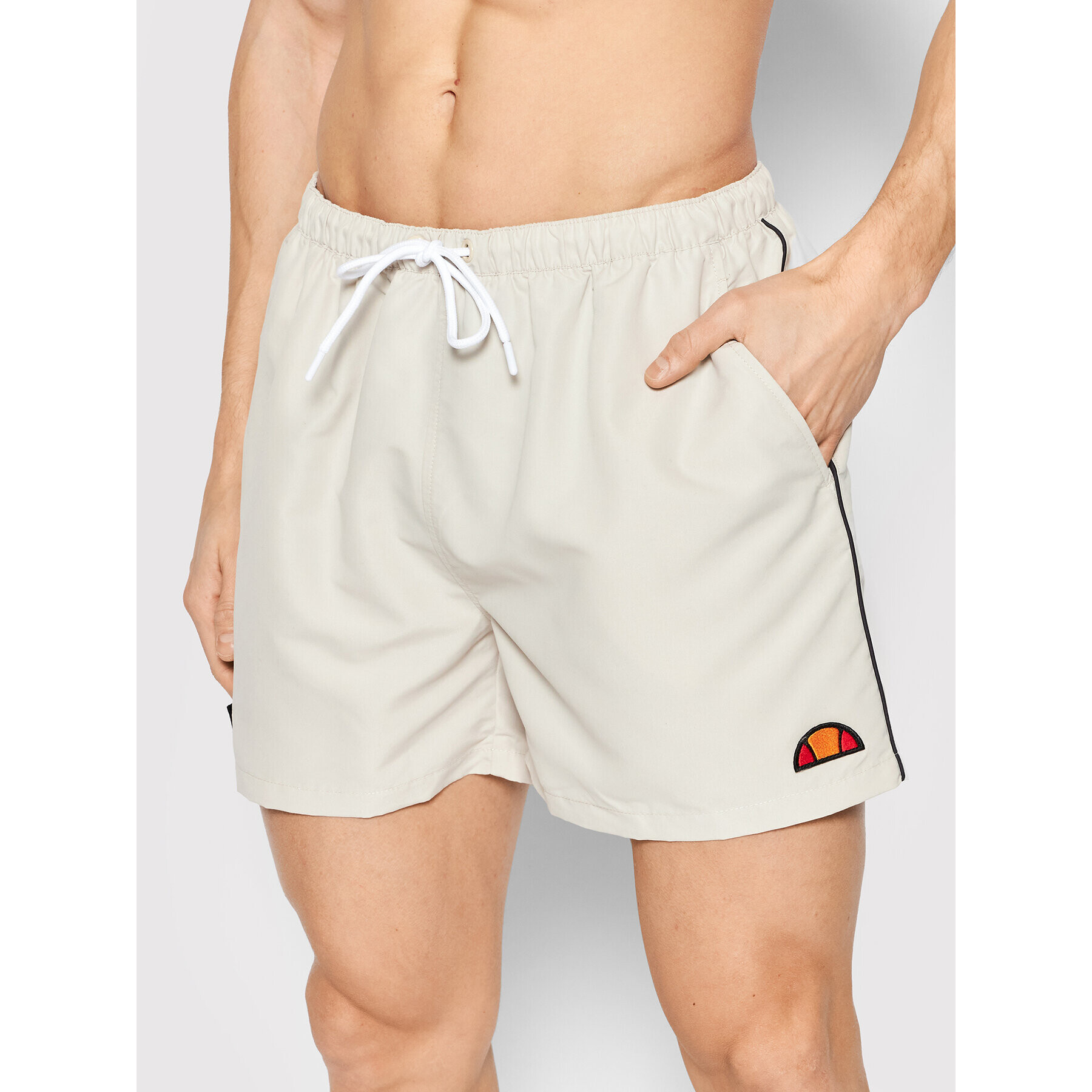 Ellesse Pantaloni scurți pentru înot Dem Slackers SHM00938 Bej Regular Fit - Pled.ro