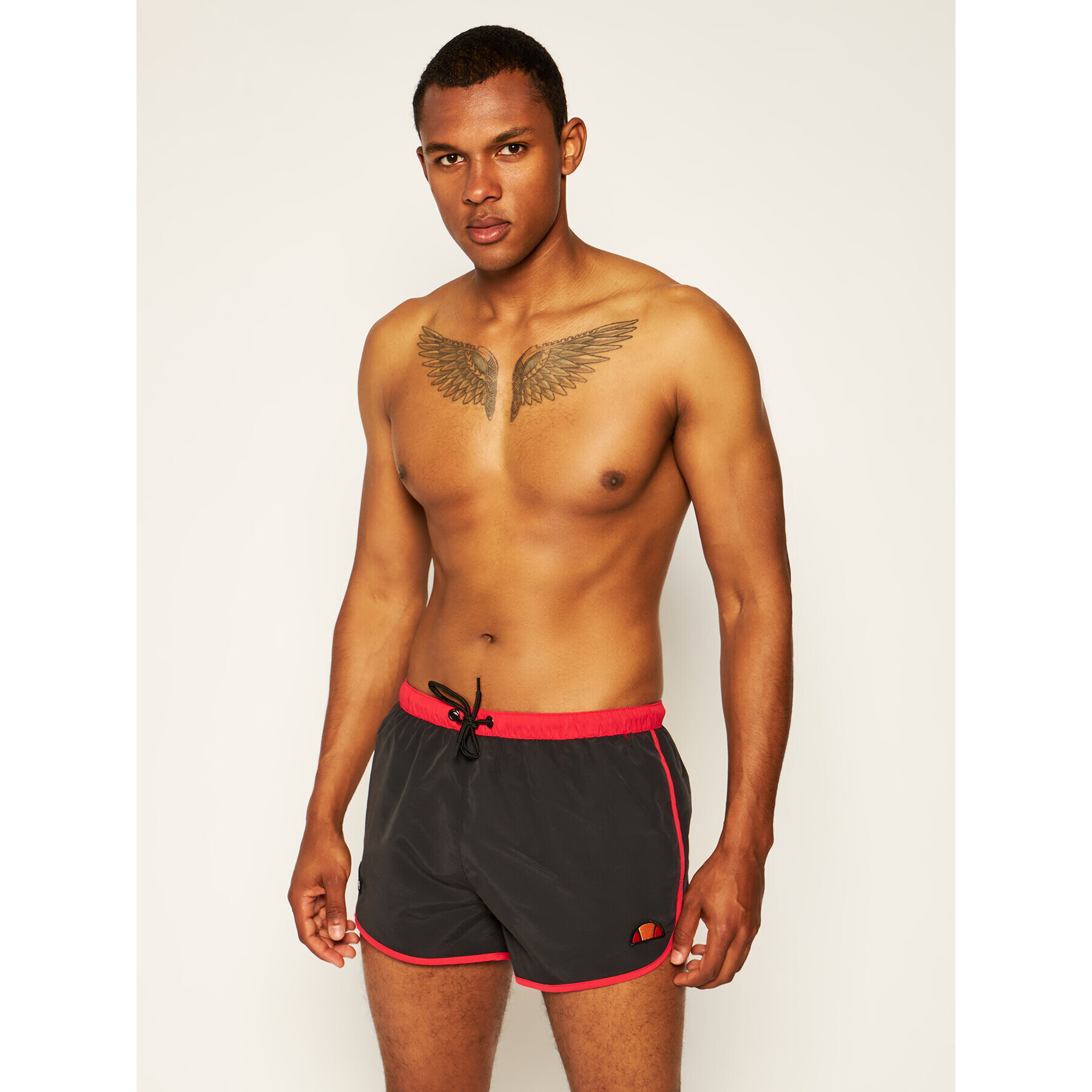 Ellesse Pantaloni scurți pentru înot Bari Swim SHE08544 Negru Regular Fit - Pled.ro