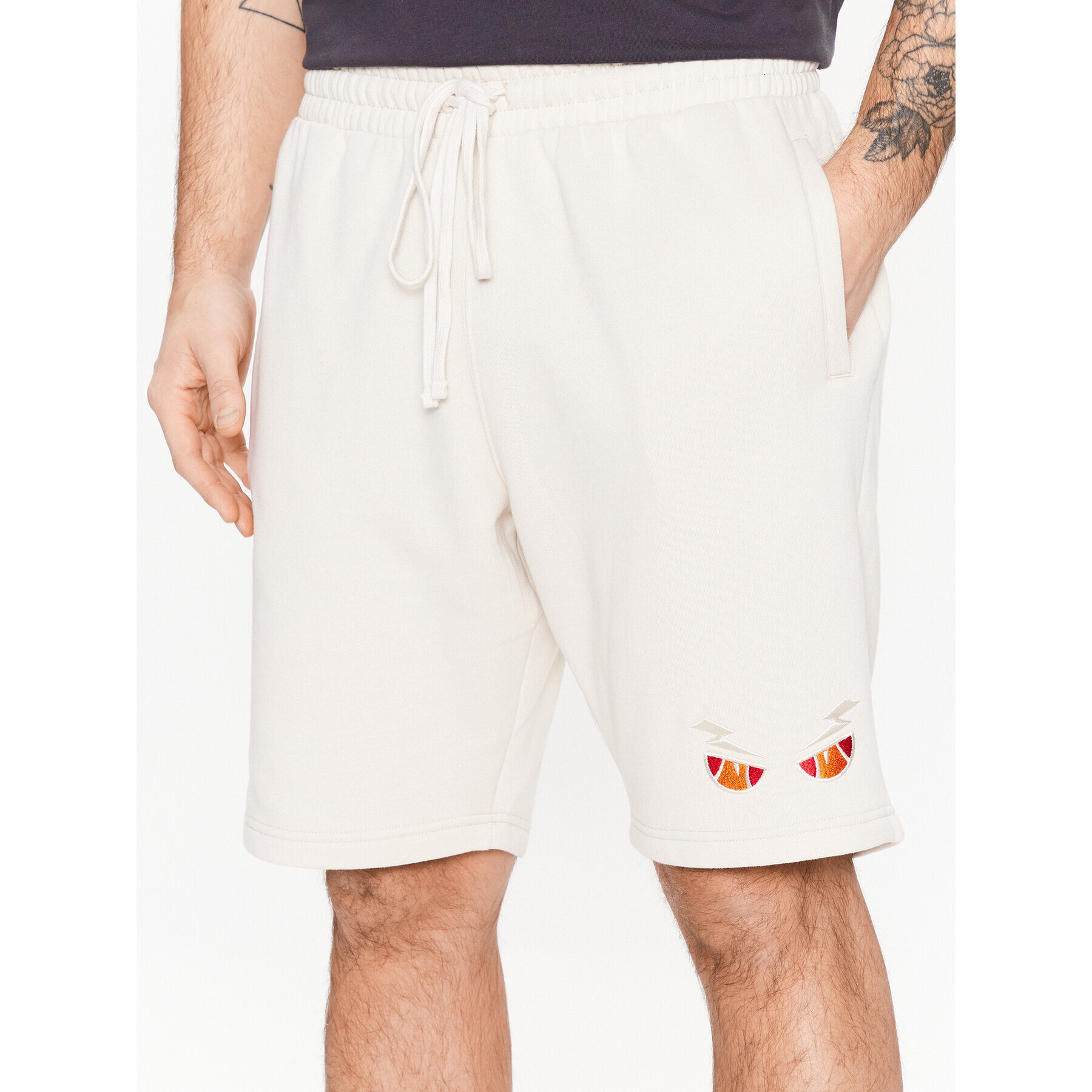 Ellesse Pantaloni scurți sport Agusto SHR18011 Bej Regular Fit - Pled.ro