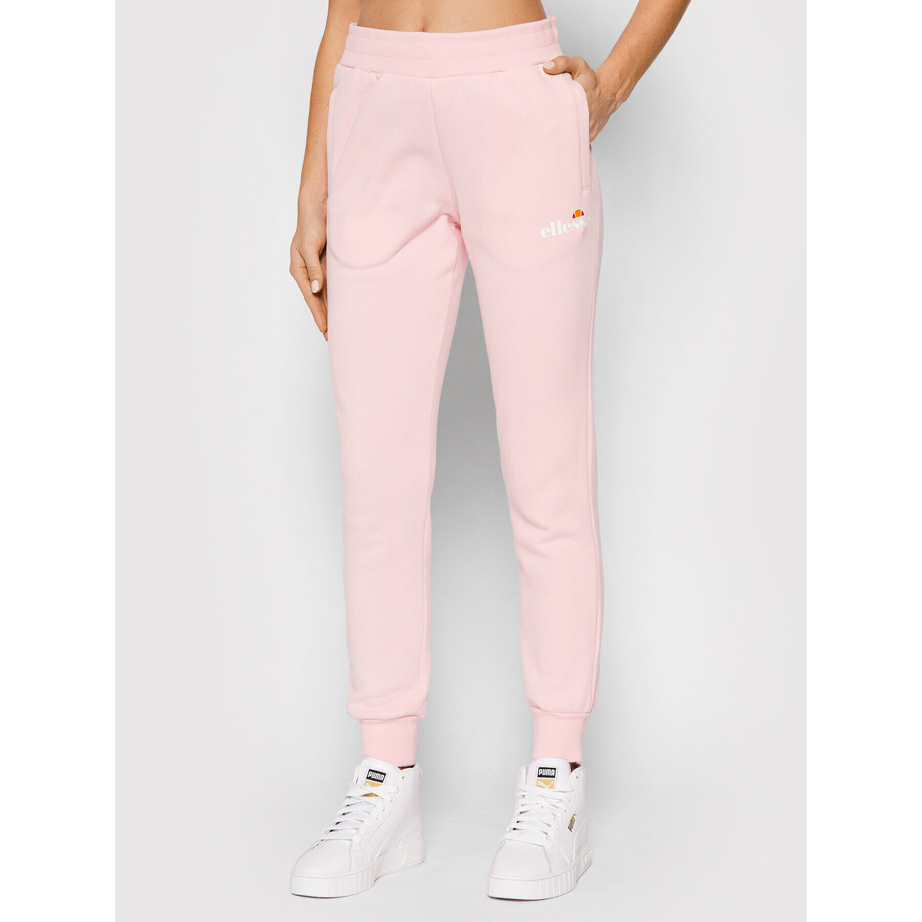 Ellesse Pantaloni trening Hallouli SGK13652 Roz Regular Fit - Pled.ro