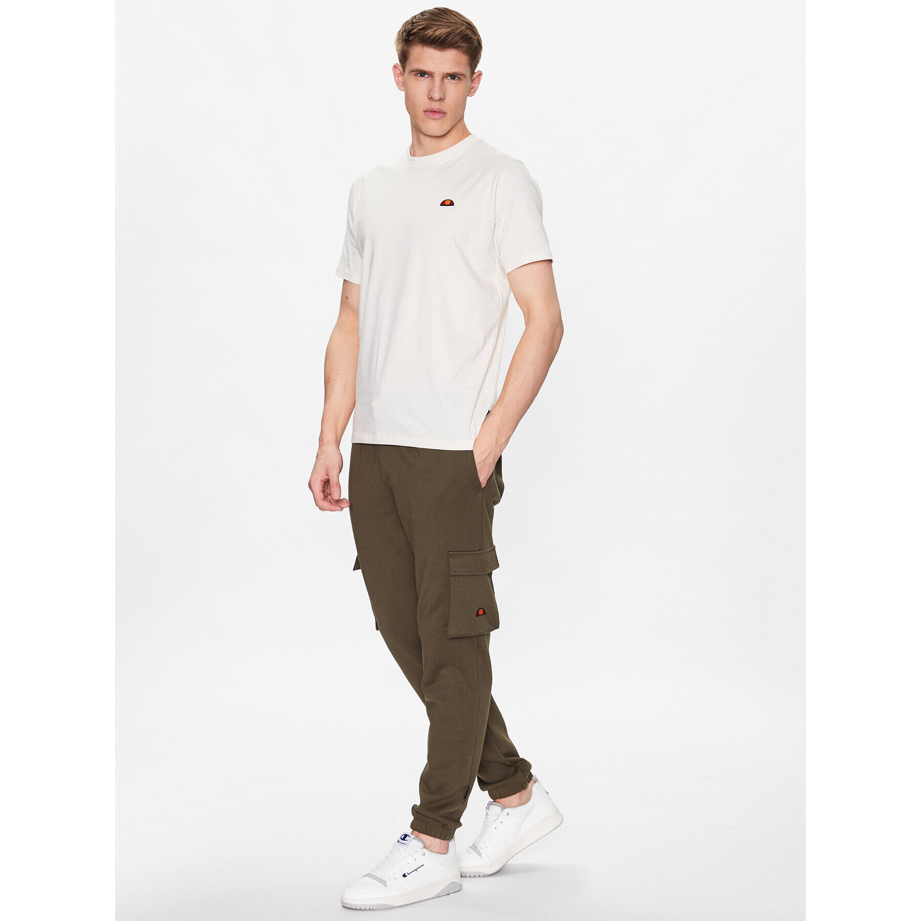 Ellesse Pantaloni trening Penfold SHR17788 Verde Regular Fit - Pled.ro