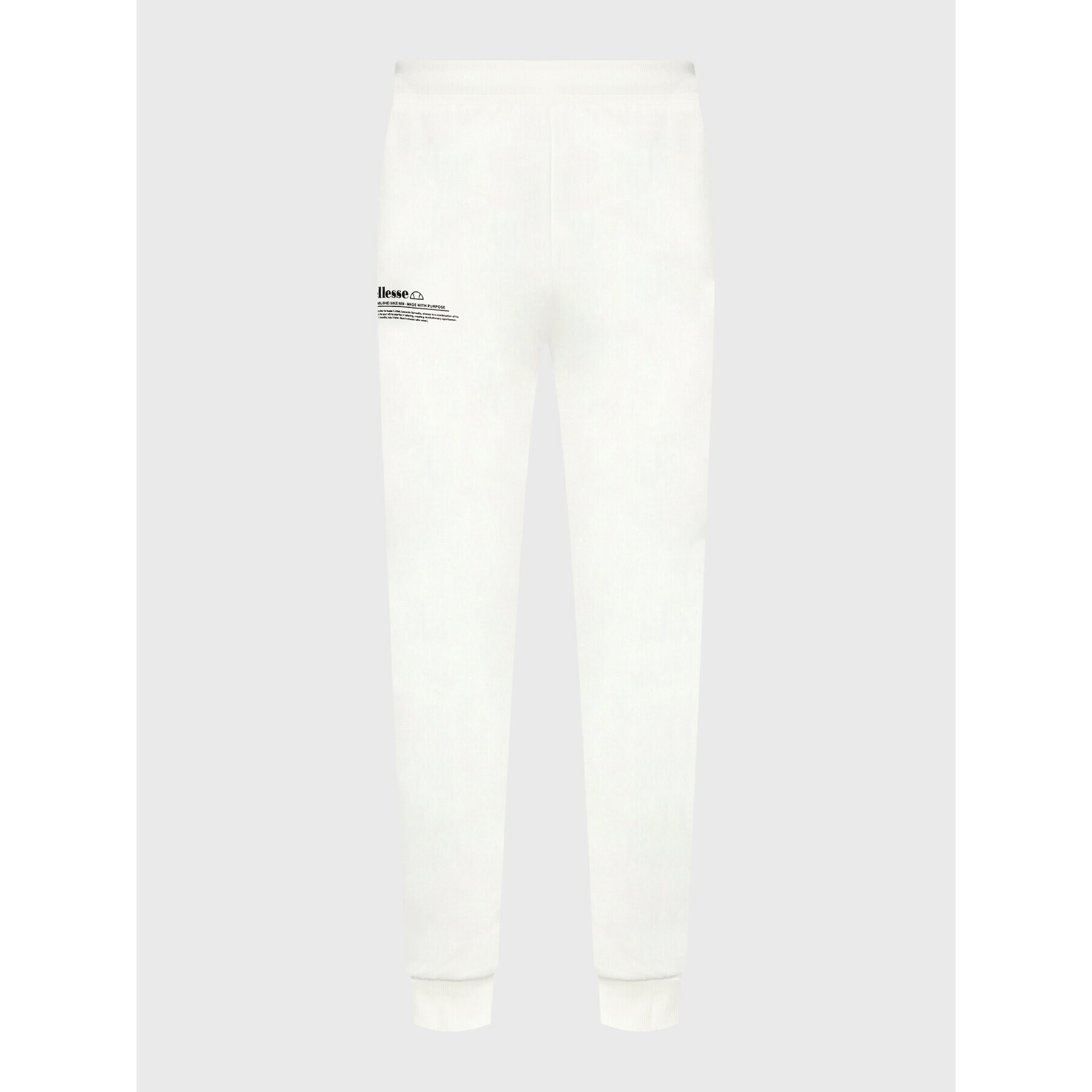 Ellesse Pantaloni trening Unisex Dimartino SGP16249 Alb Regular Fit - Pled.ro