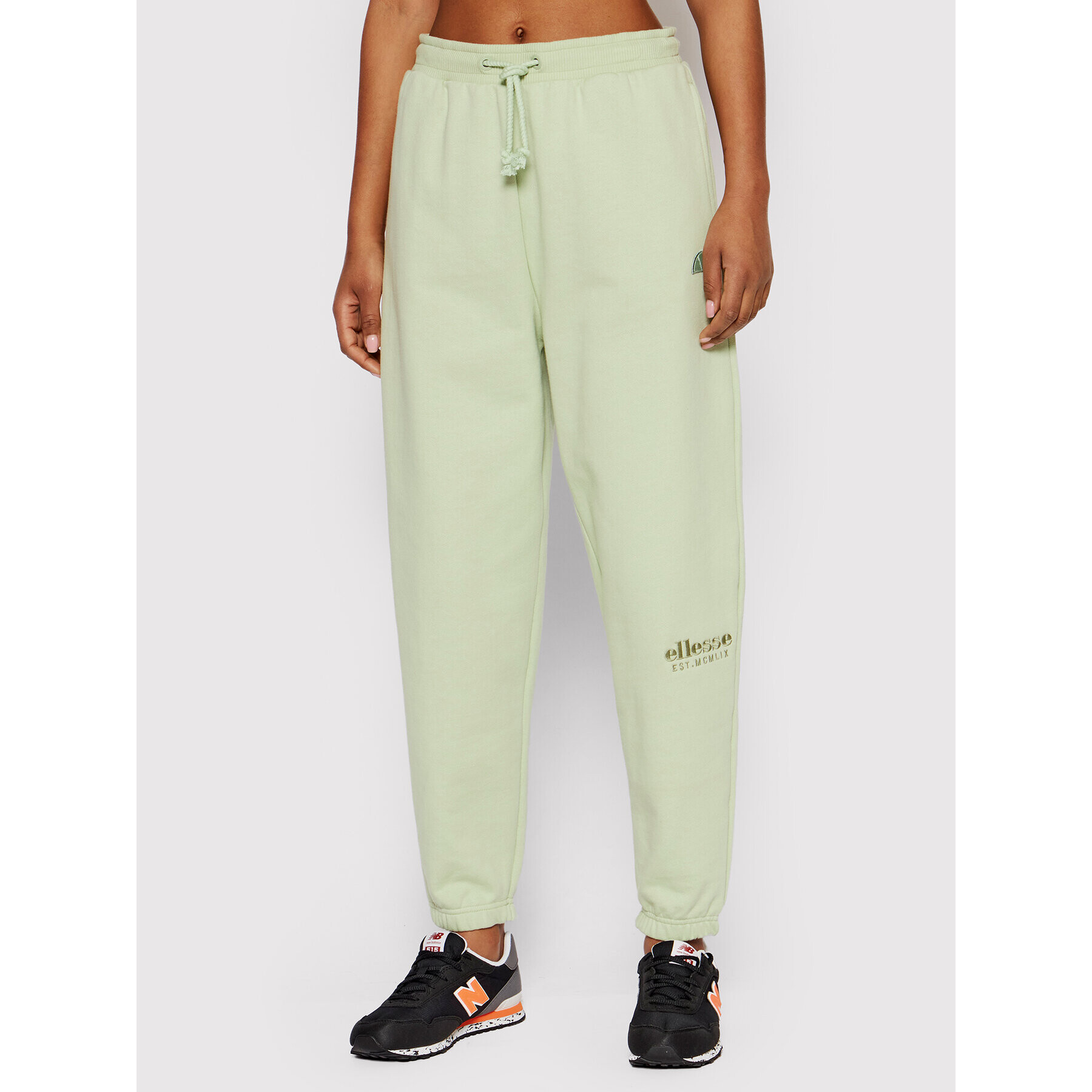 Ellesse Pantaloni trening Yein SGM14156 Verde Relaxed Fit - Pled.ro