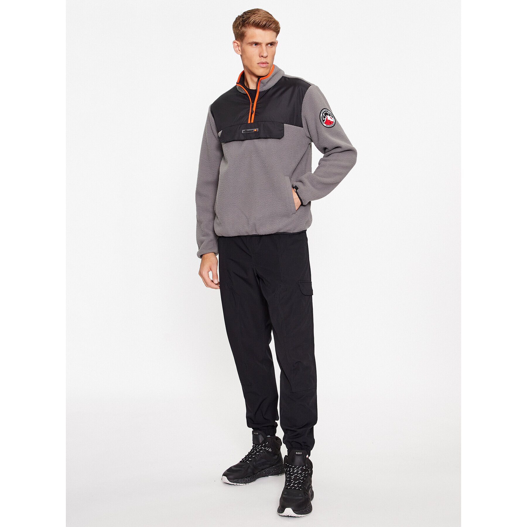 Ellesse Polar Zinco SHT19077 Gri Regular Fit - Pled.ro