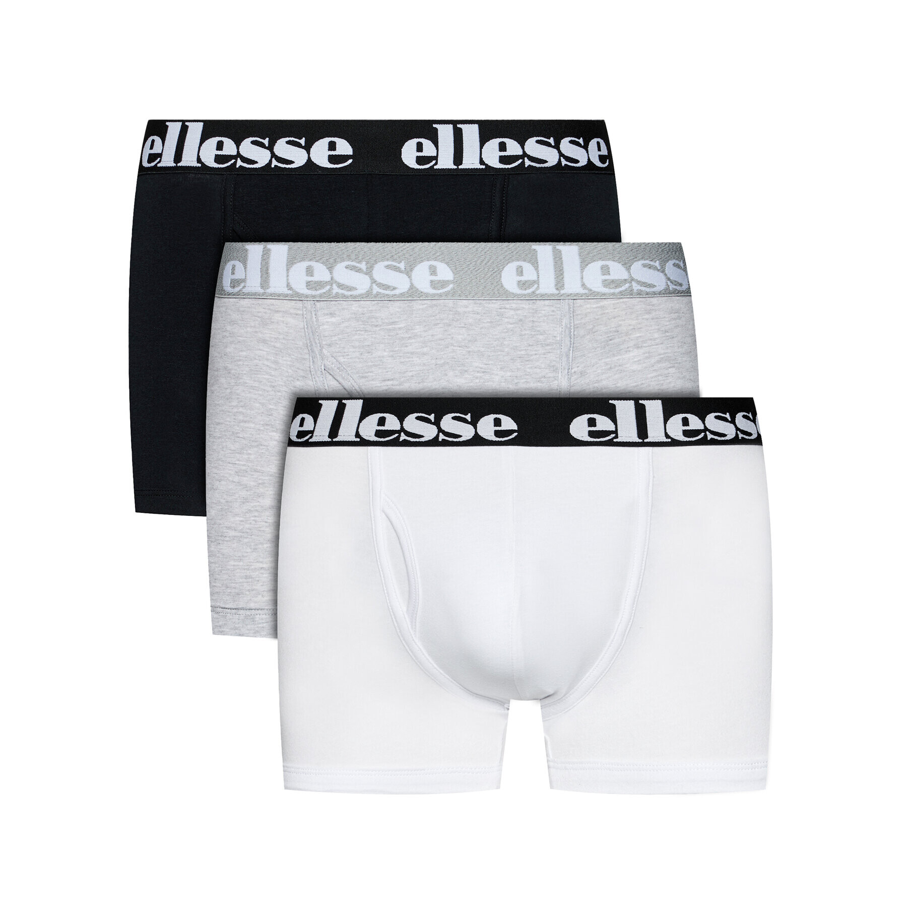 Ellesse Set 3 perechi de boxeri Hali SHAY0614 Colorat - Pled.ro