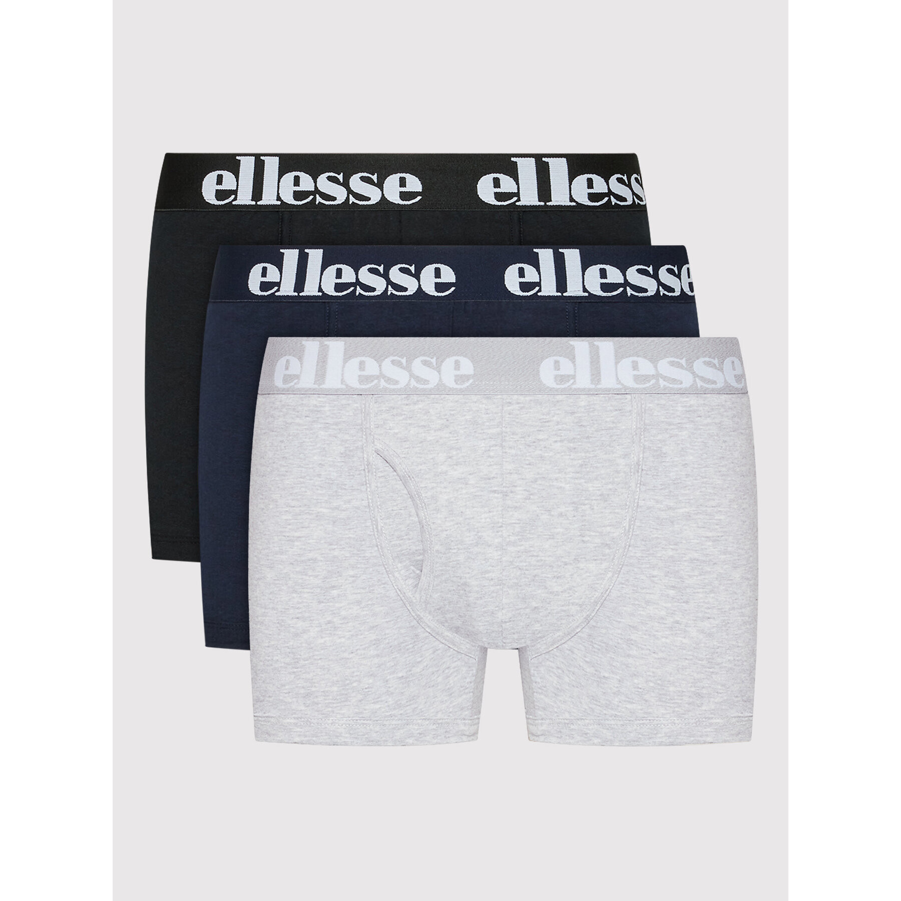 Ellesse Set 3 perechi de boxeri Hali SHAY0614 Colorat - Pled.ro