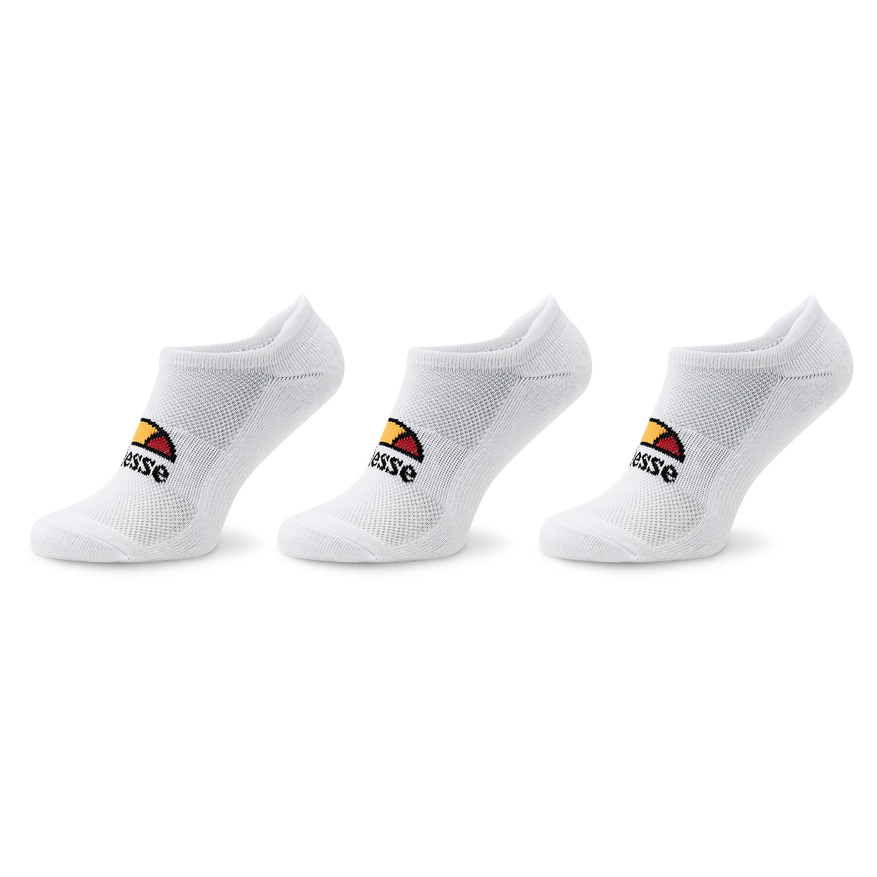 Ellesse Set 3 perechi de șosete scurte unisex Rebi Trainer SBMA2300 Alb - Pled.ro