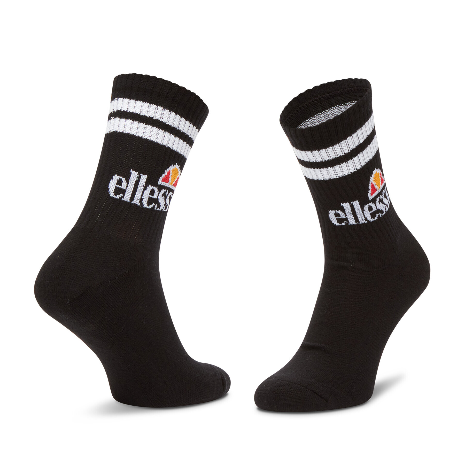 Ellesse Set de 2 perechi de șosete lungi pentru bărbați Pullo SAAC0910 Negru - Pled.ro