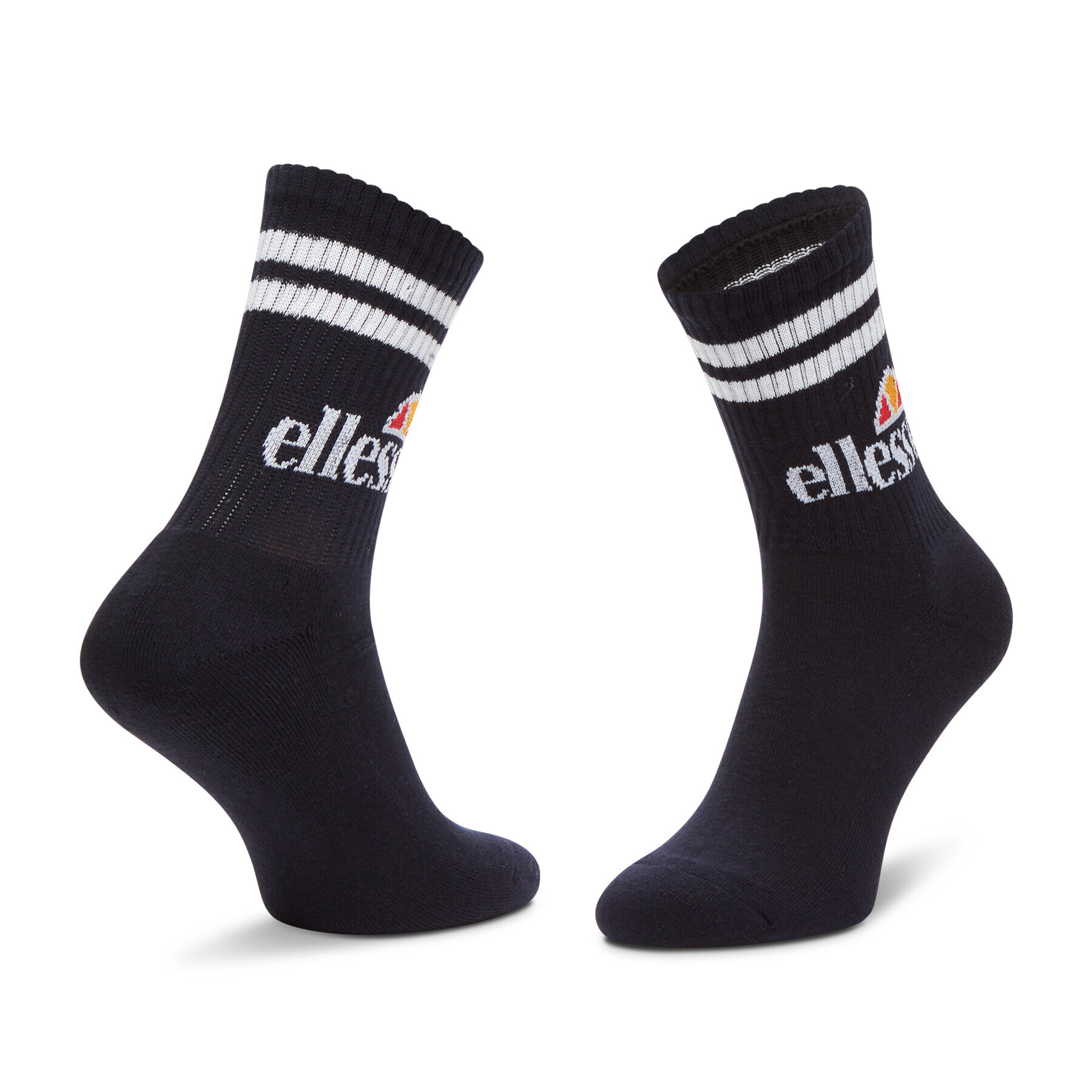 Ellesse Set de 2 perechi de șosete lungi pentru bărbați Pullo SAAC0910 Negru - Pled.ro