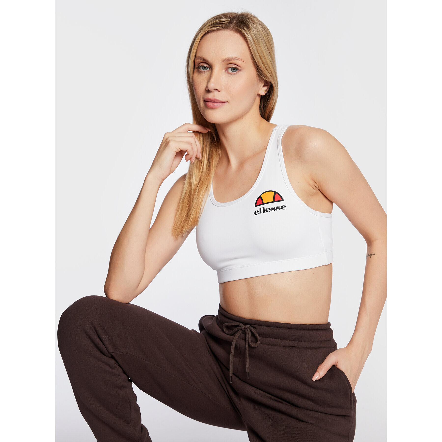 Ellesse Sutien top Sostino SRG09911 Alb - Pled.ro