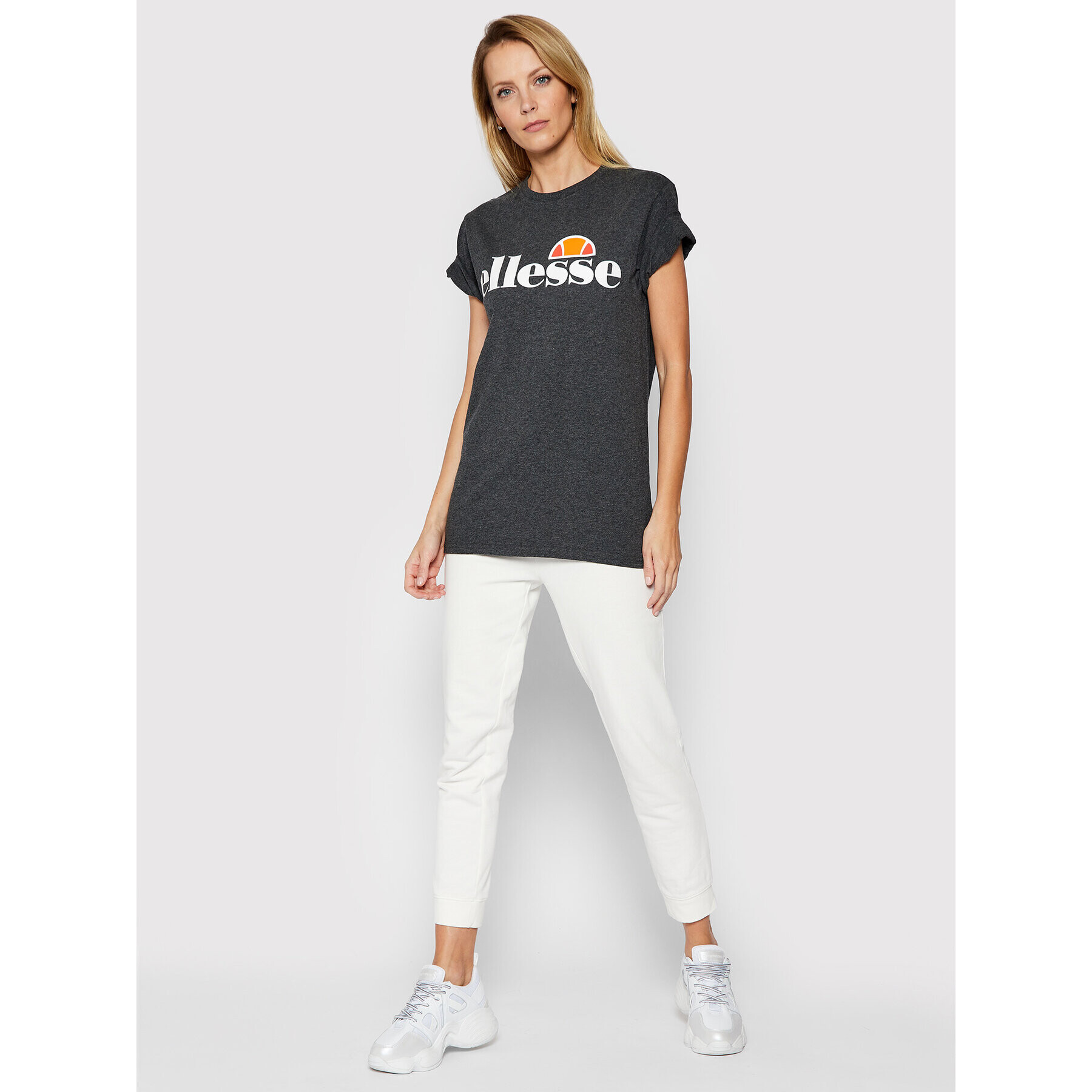 Ellesse Tricou Albany SGS03237 Gri Regular Fit - Pled.ro