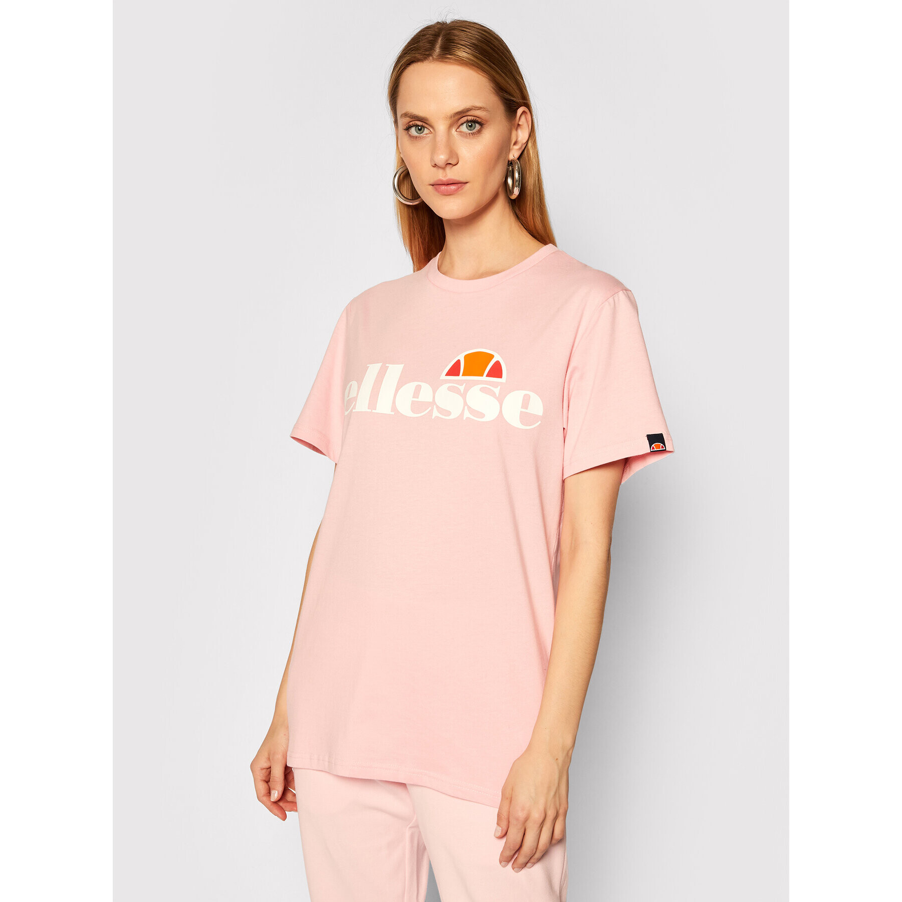 Ellesse Tricou Albany SGS03237 Roz Regular Fit - Pled.ro